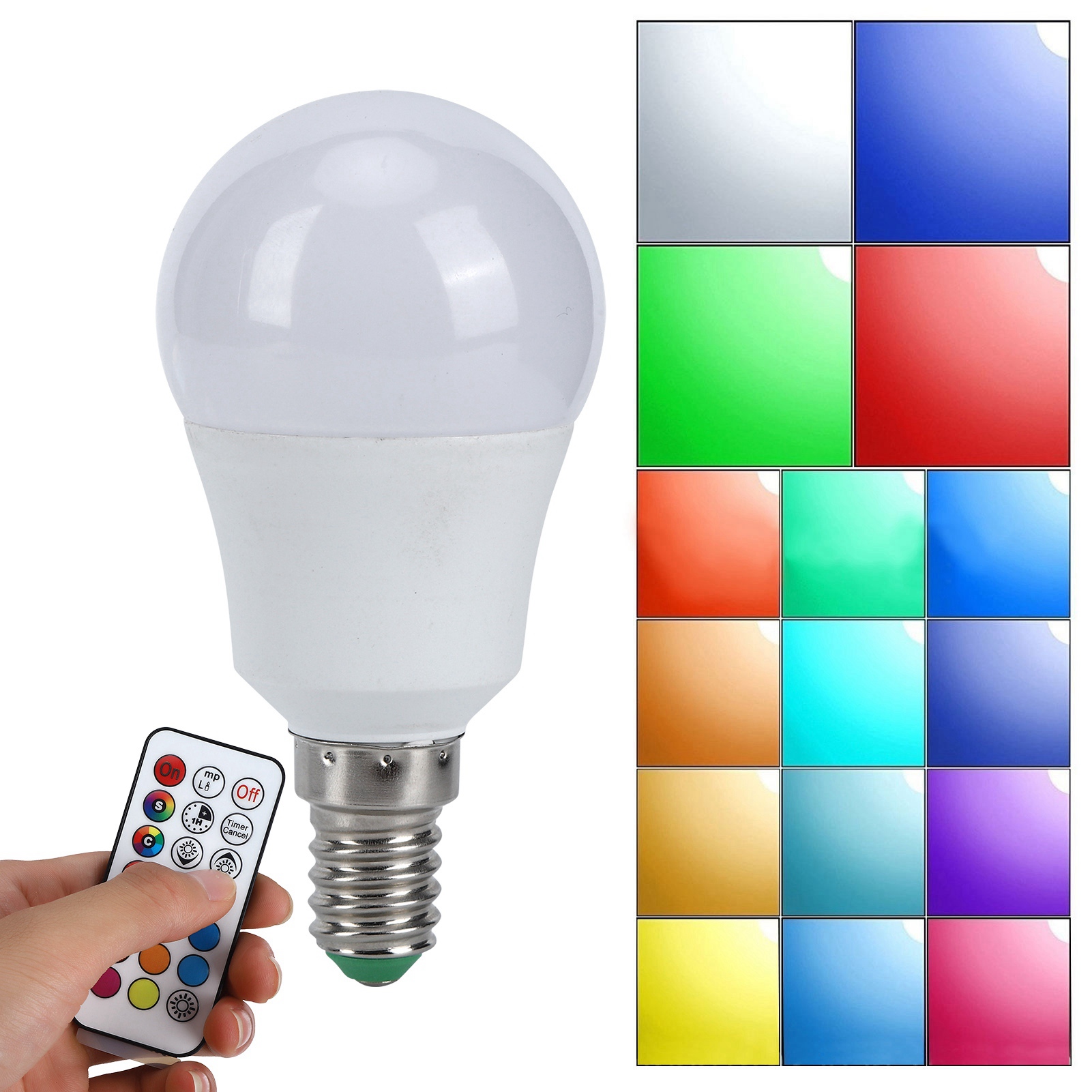 45W LED RGB Bulb Light Colorful Changeable Remote Control Lamp For Bedroom XAT - Picture 29 of 30