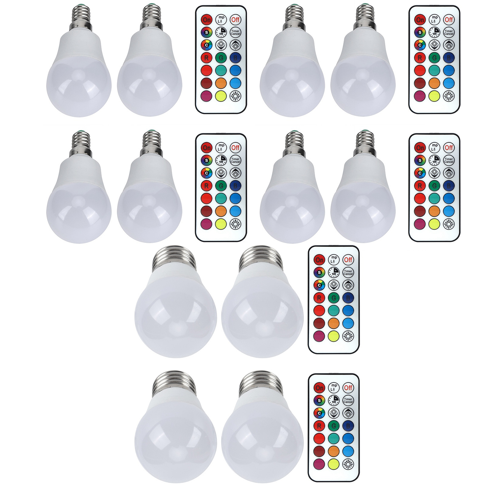 45W LED RGB Bulb Light Colorful Changeable Remote Control Lamp For Bedroom GFL - Picture 25 of 30