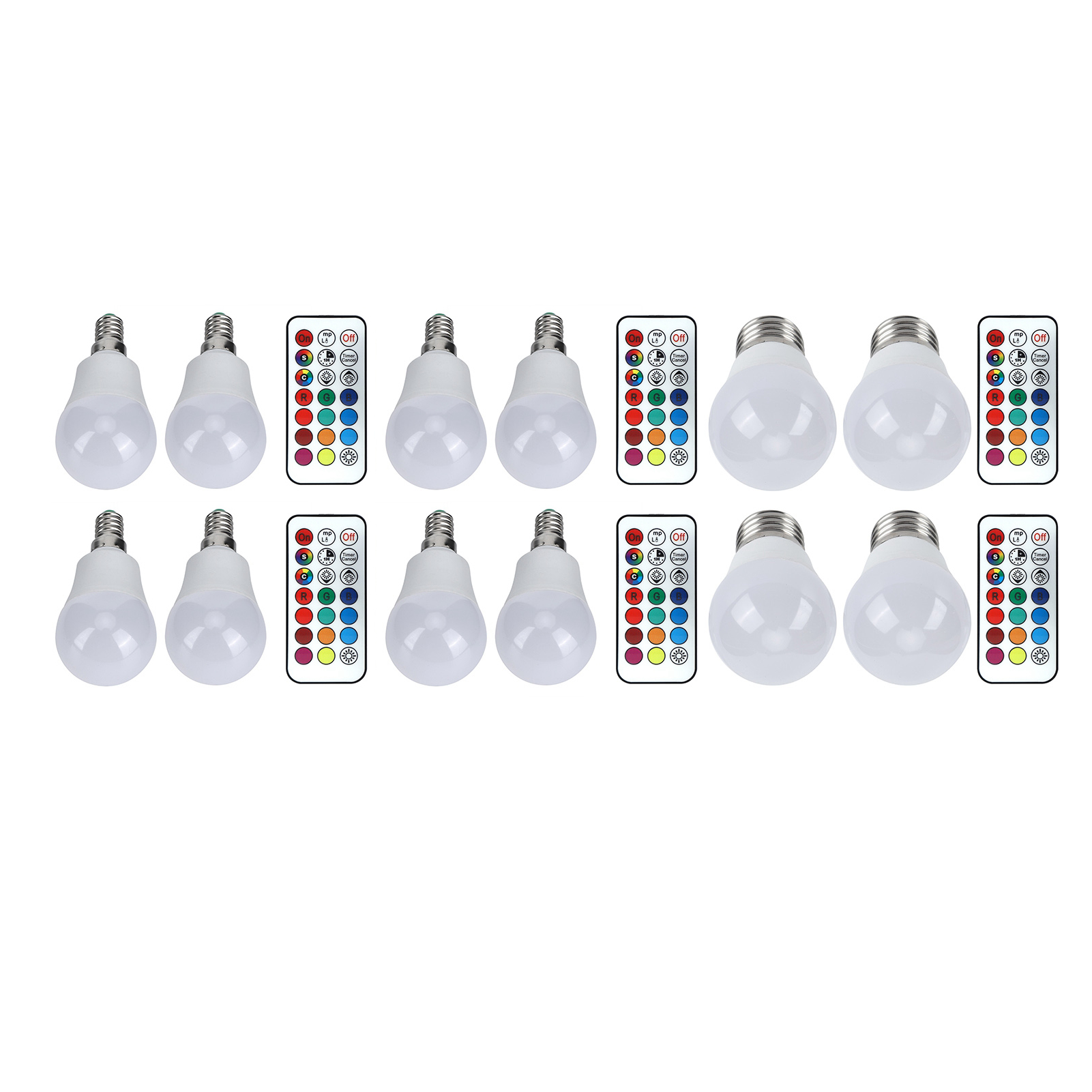 45W LED RGB Bulb Light Colorful Changeable Remote Control Lamp For Bedroom HEN - Picture 25 of 30