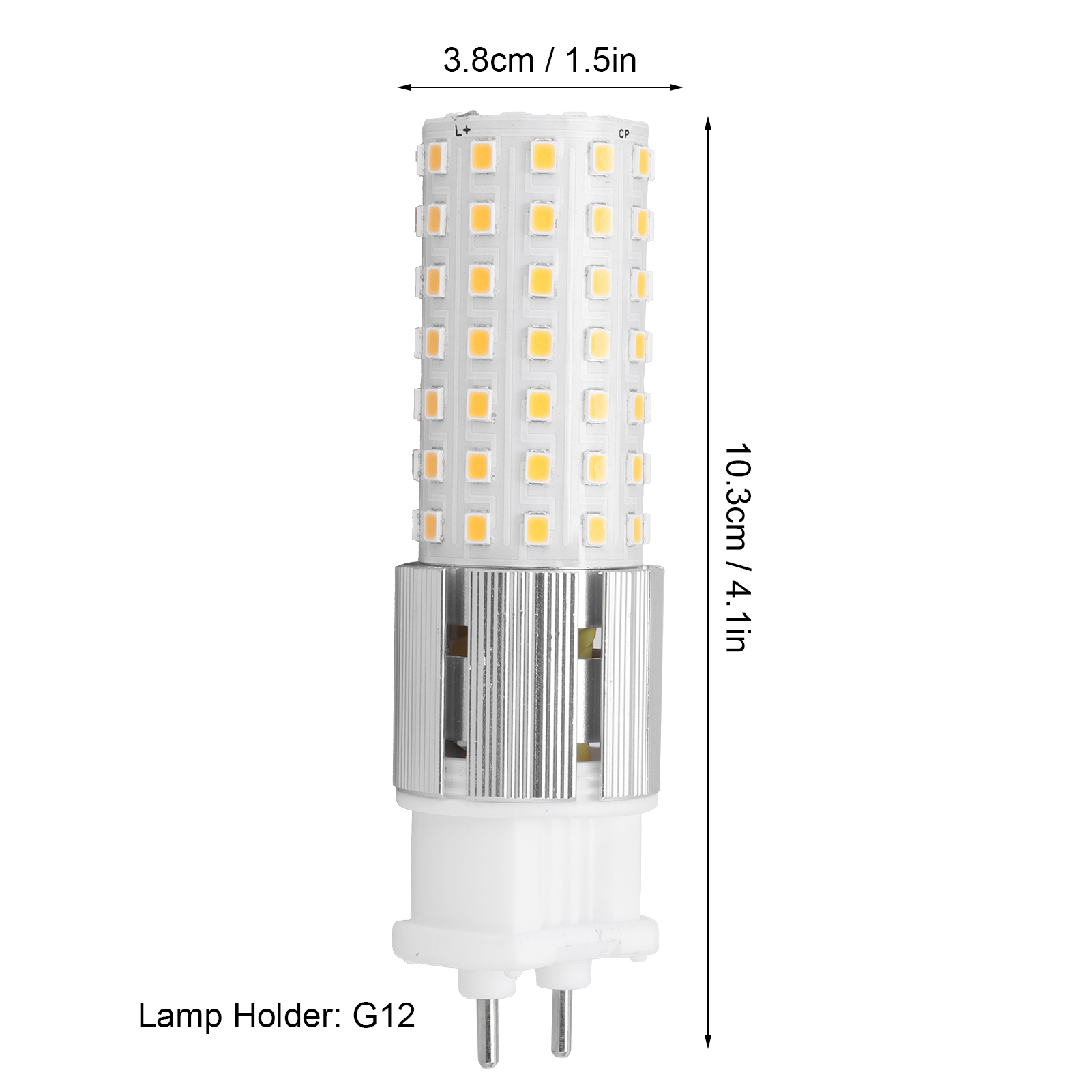 G12 96LED Light Corn Lamp 15W 1500LM Light Bulb For Chandelier Wall Lamp