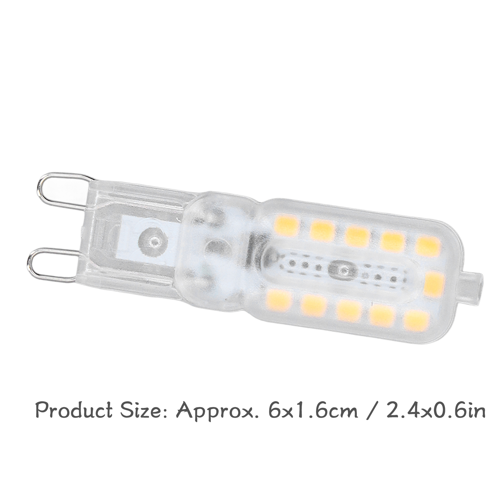 .›6pcs G9 LED Bulb 5W Transparent Cover 22LED Dimmable G9 Light Bulb For Ceiling - Picture 30 of 42