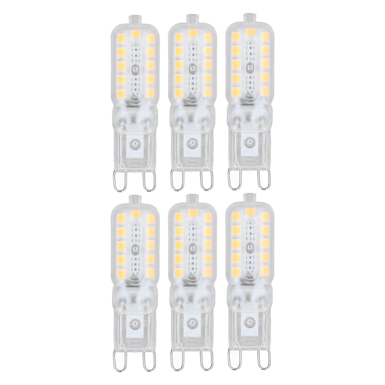 .›6pcs G9 LED Bulb 5W Transparent Cover 22LED Dimmable G9 Light Bulb For Ceiling - Picture 28 of 42