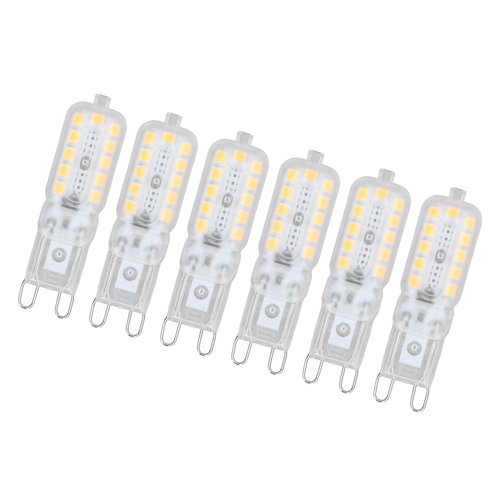 .›6pcs G9 LED Bulb 5W Transparent Cover 22LED Dimmable G9 Light Bulb For Ceiling - Picture 29 of 42