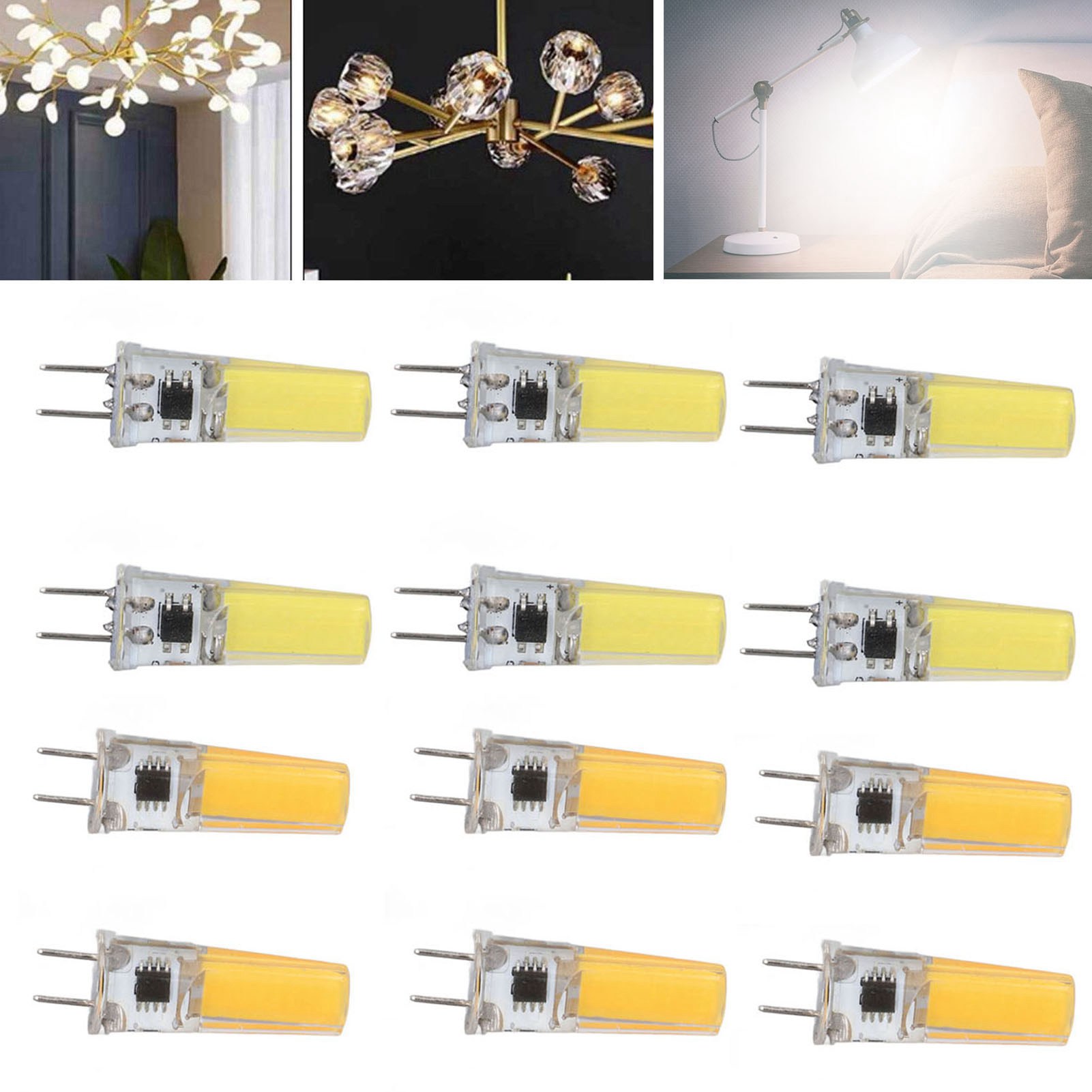 6Pcs G8 LED Bulb 5W Dimmable 2508 COB Energy Saving Easy Installation 360 - Picture 28 of 30