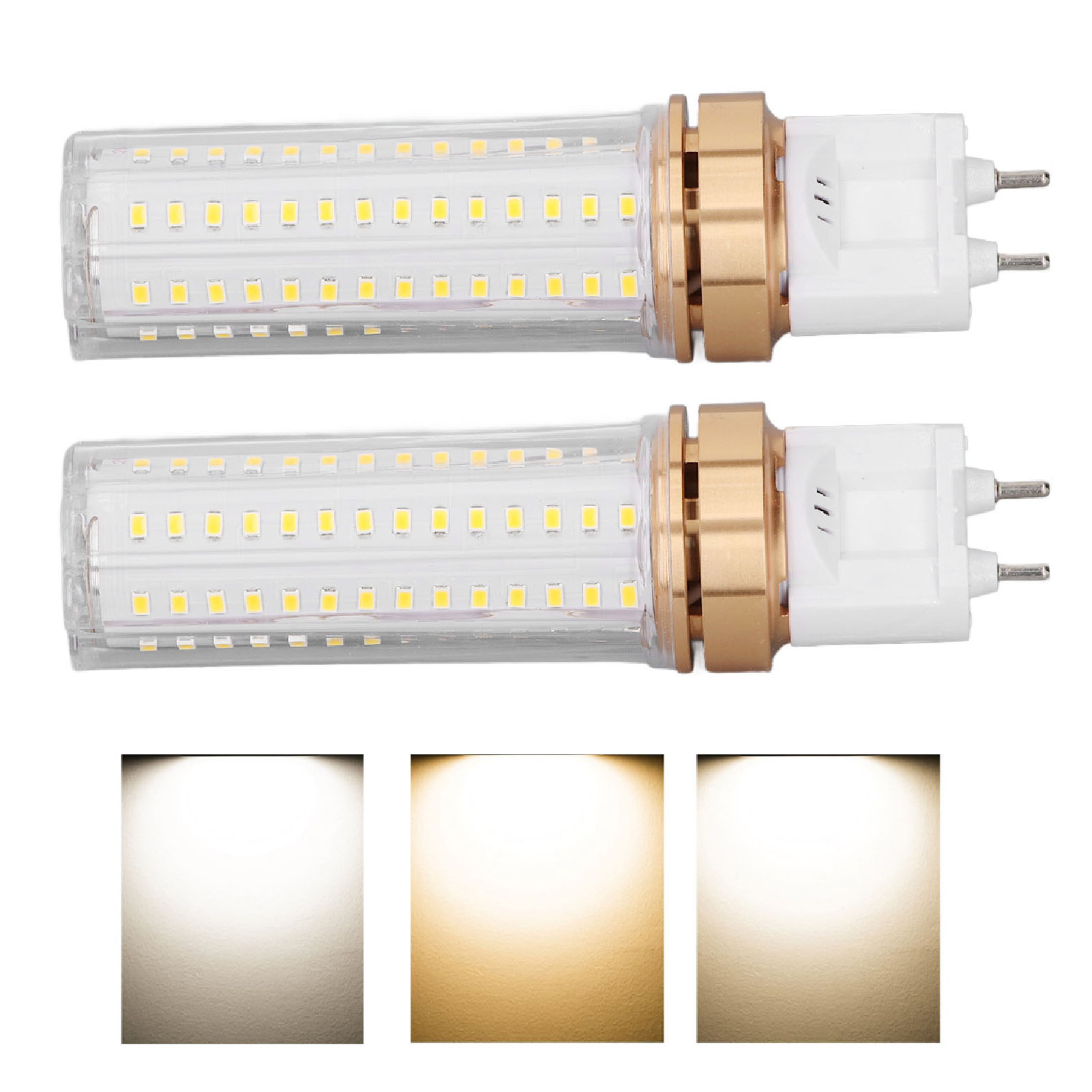 2 Pcs 20W G12 LED Corn Light Bulb 2000LM 360 Degree Lighting Angle SMD Chip L US - Picture 28 of 33