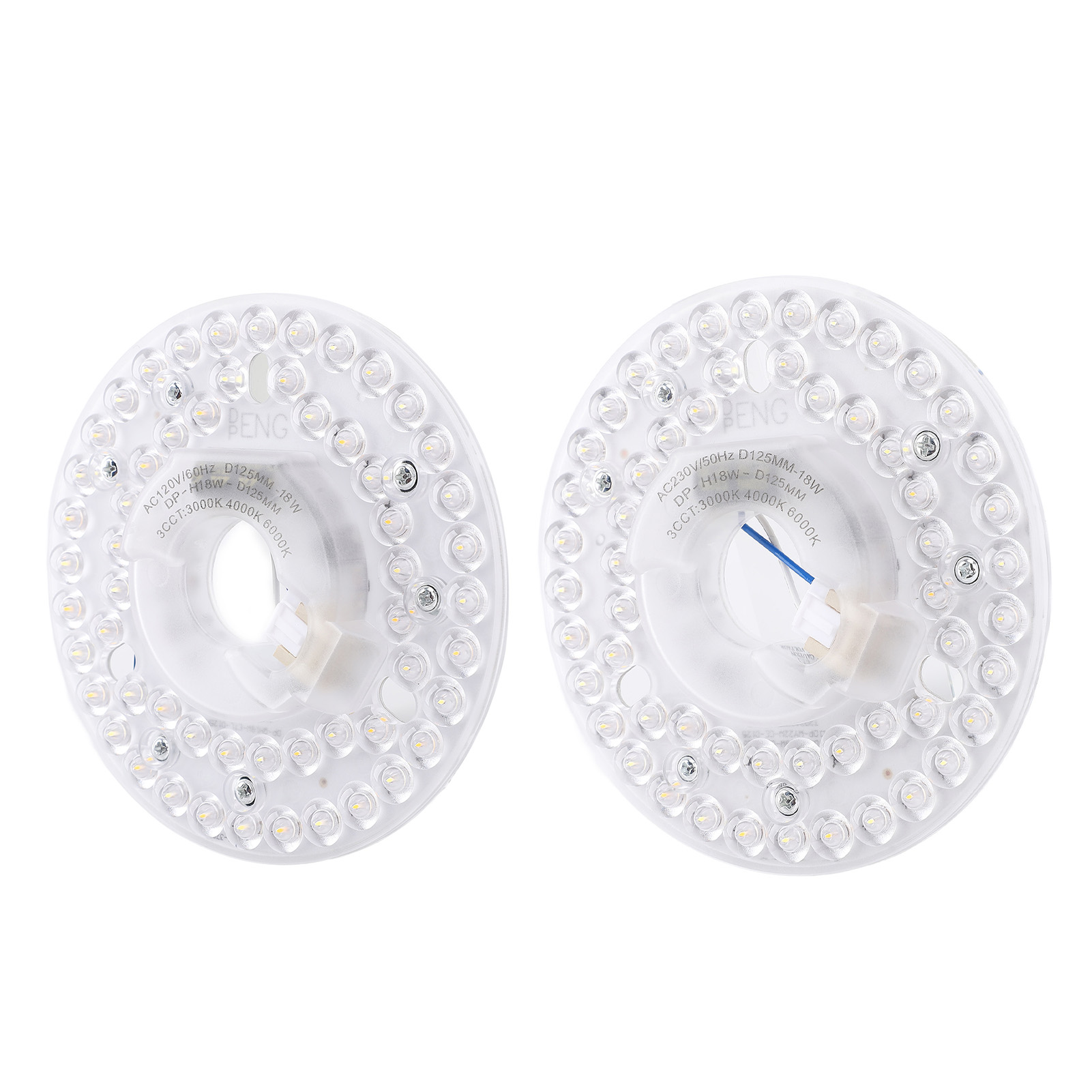 A 4.92 Inch LED Ceiling Fan Light Retrofit Kit 18W 3CCT 3000K 4000K 6000K - Picture 25 of 30