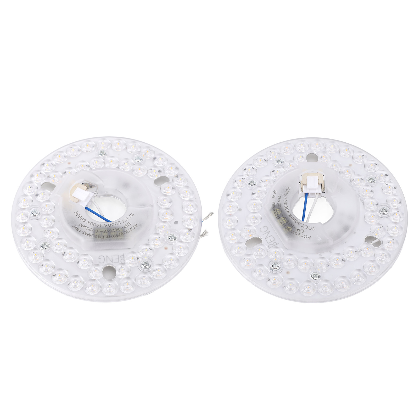 A 4.92 Inch LED Ceiling Fan Light Retrofit Kit 18W 3CCT 3000K 4000K 6000K - Picture 26 of 30