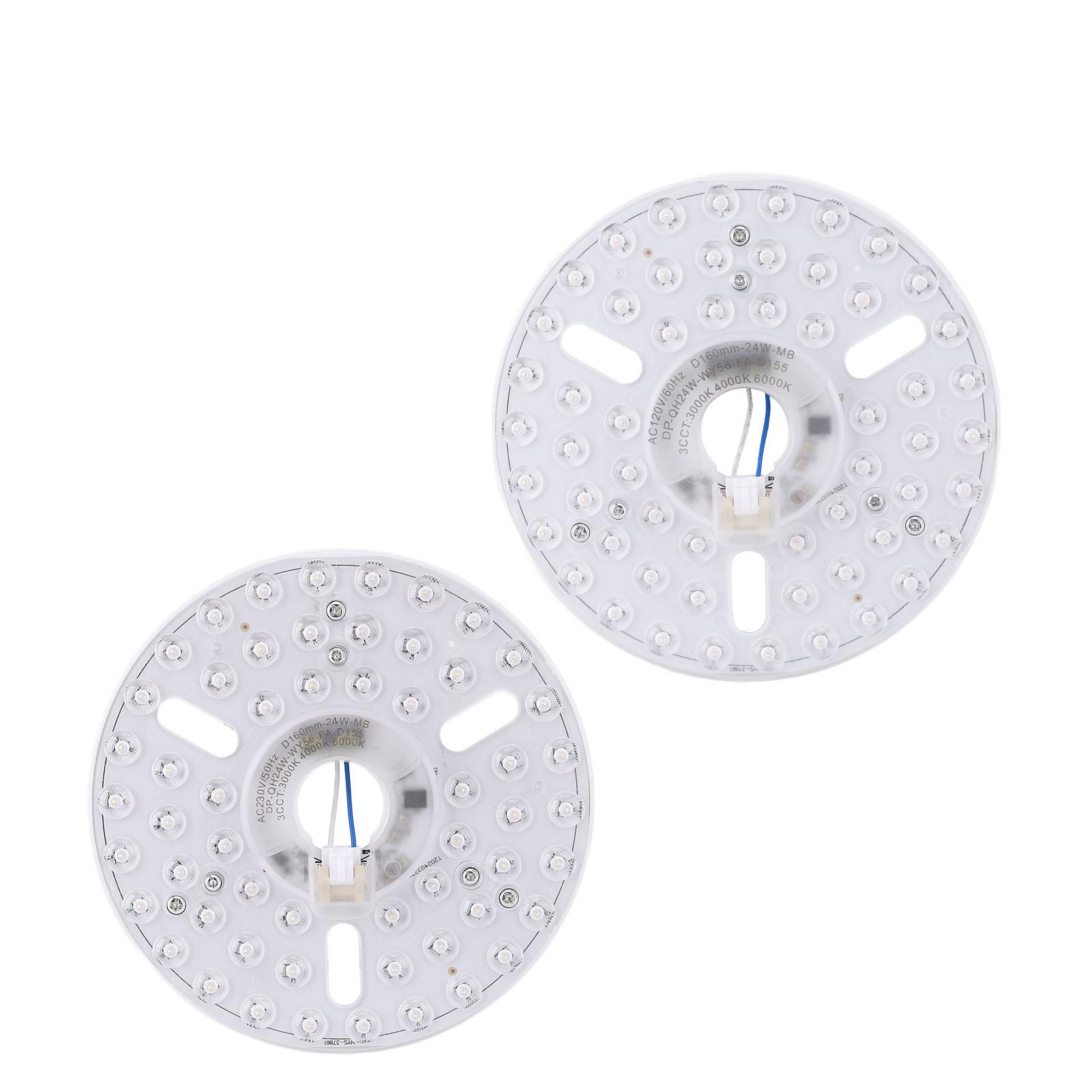 A 6.3in LED Ceiling Fan Light Kit Magnetic 24W Dimmable 3CCT 3000K 4000K 6000K - Picture 29 of 30
