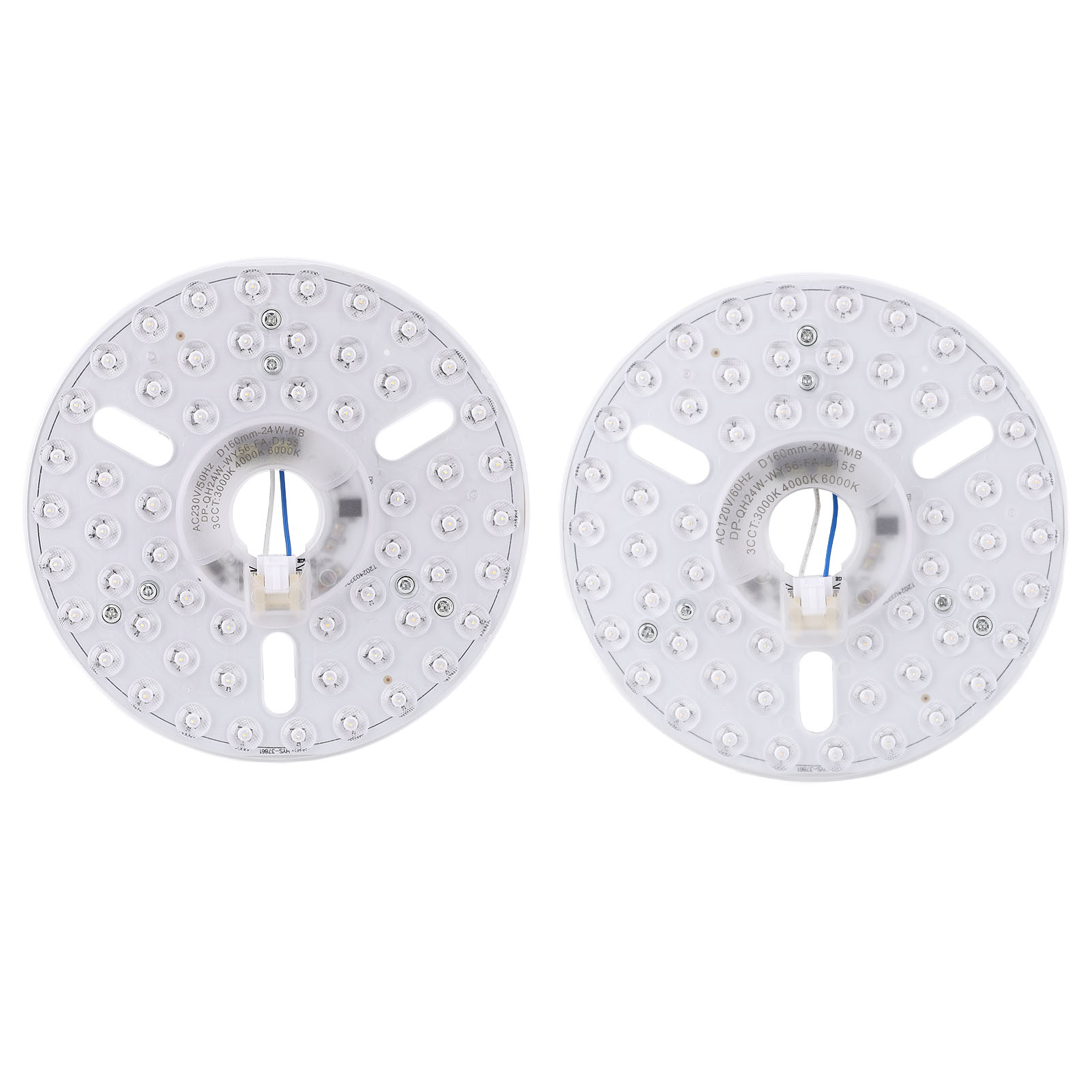 A 6.3in LED Ceiling Fan Light Kit Magnetic 24W Dimmable 3CCT 3000K 4000K 6000K - Picture 26 of 30