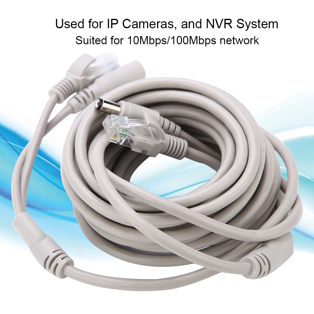 5M/10M/15M/20M RJ45+DC Ethernet CCTV Cable For IP Cameras NVR System 10Mbps1 SAL - Bild 23 von 26