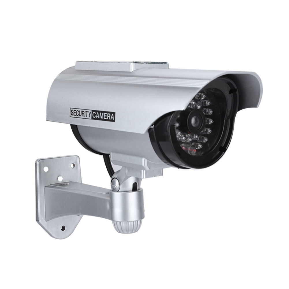 Fausse Caméra à énergie Solaire Caméra De Surveillance CCTV Pour L'extérieur  QCS