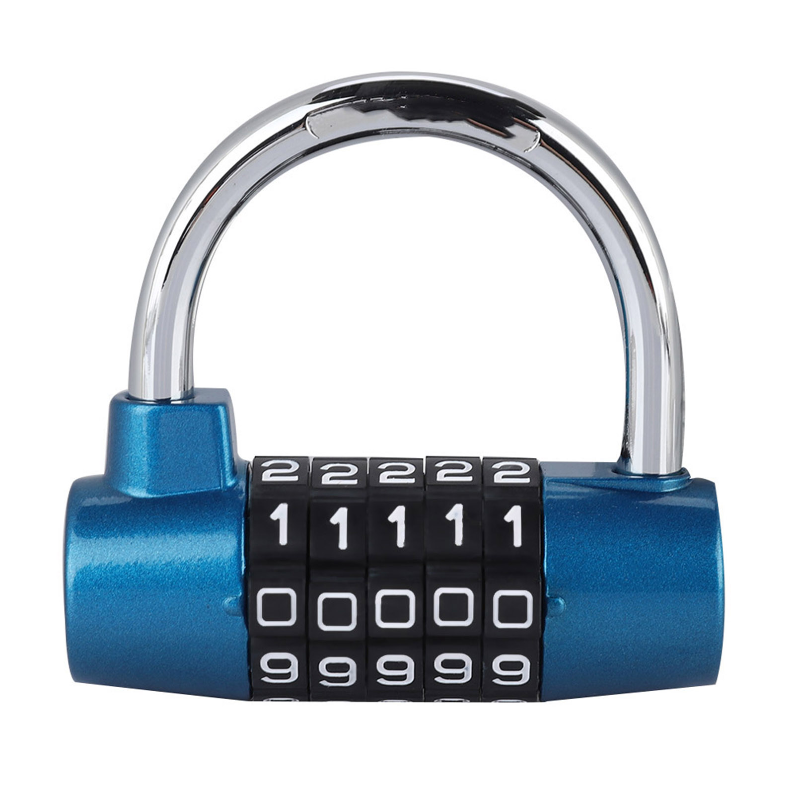 5 Digit Code Lock Padlock U Shaped Suitcase Door Combination Lock