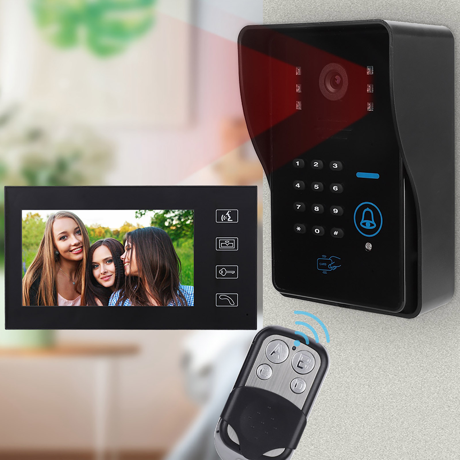 Wired best sale doorbell intercom