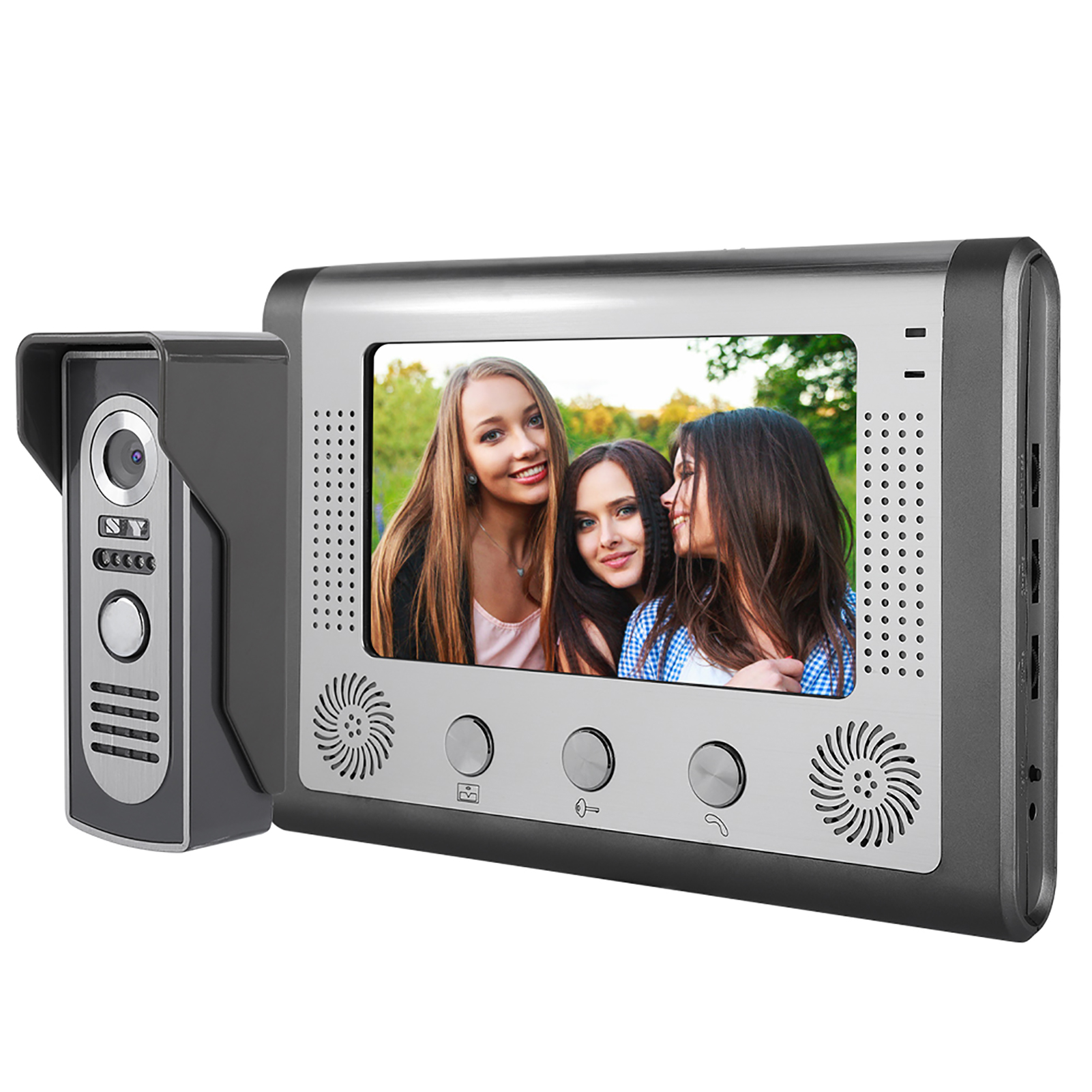 7inch Wired Photo Shooting Touch Screen Video Intercom Doorbell Door Phone 1 DOB - Picture 9 of 14