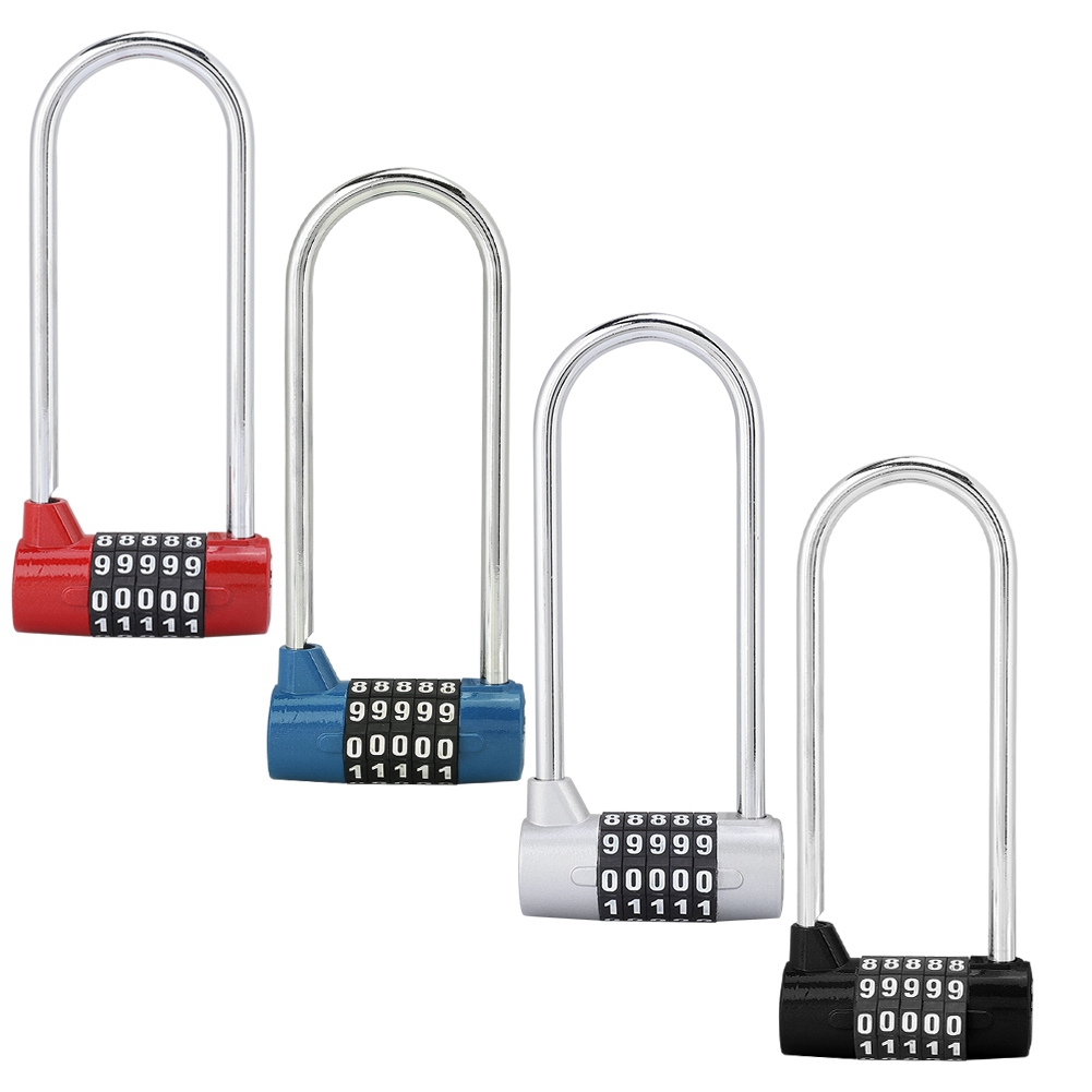Zinc Alloy U Shape Combination Digit Password Code Lock Extra Long Cabinet Do CB - Bild 11 von 22