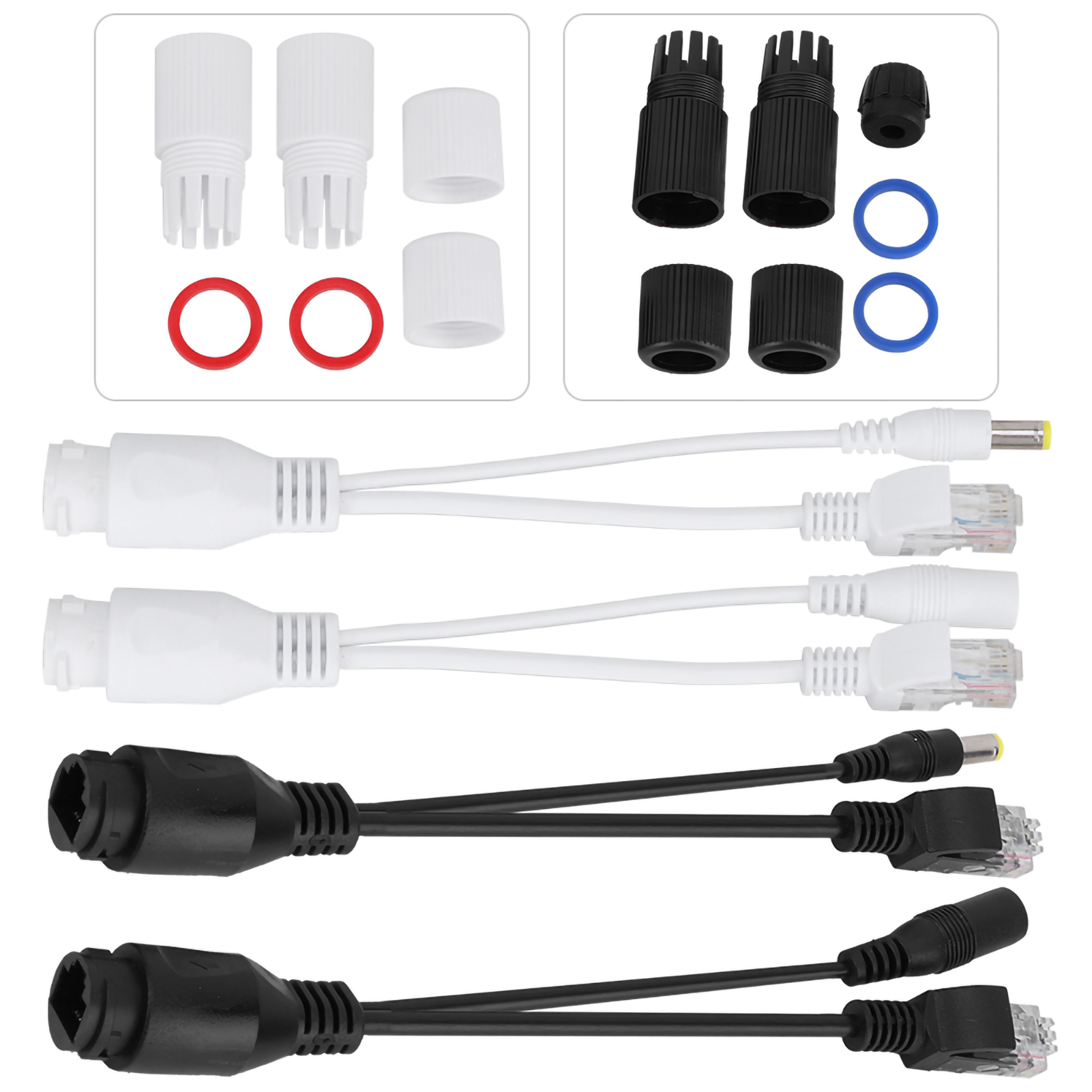 Adattatore POE passivo alimentazione su Ethernet 12V cavo splitter iniettore Waterpro SPM - Foto 16 di 16