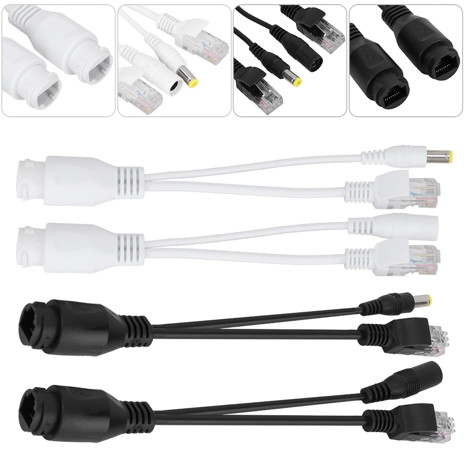 12V Power Over Ethernet Passive POE Adapter Cable Splitter Injector Waterpro - Picture 13 of 16