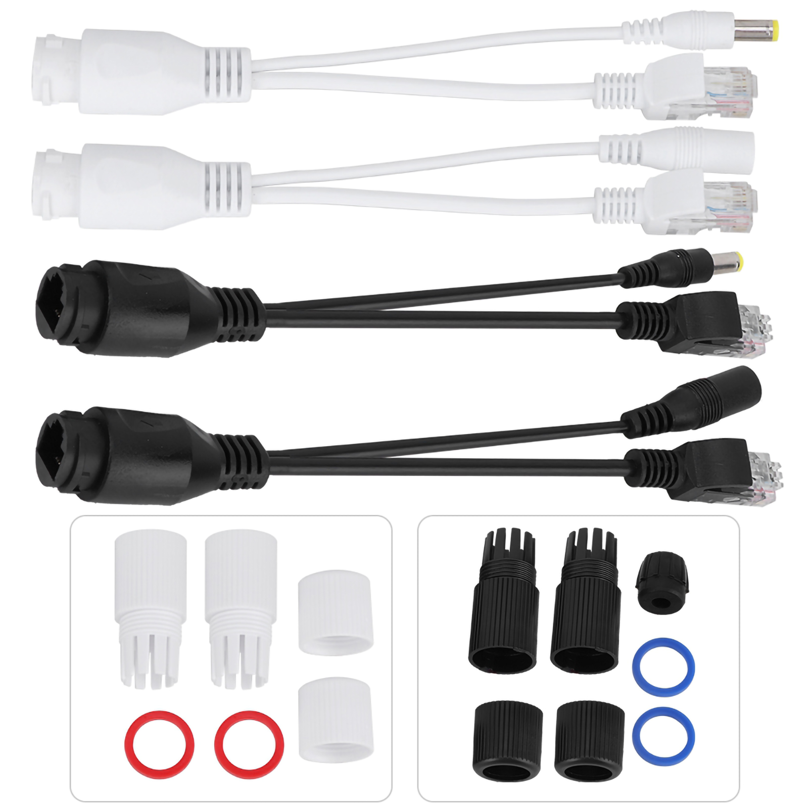 Adattatore POE passivo alimentazione su Ethernet 12V cavo splitter iniettore Waterpro SPM - Foto 14 di 16