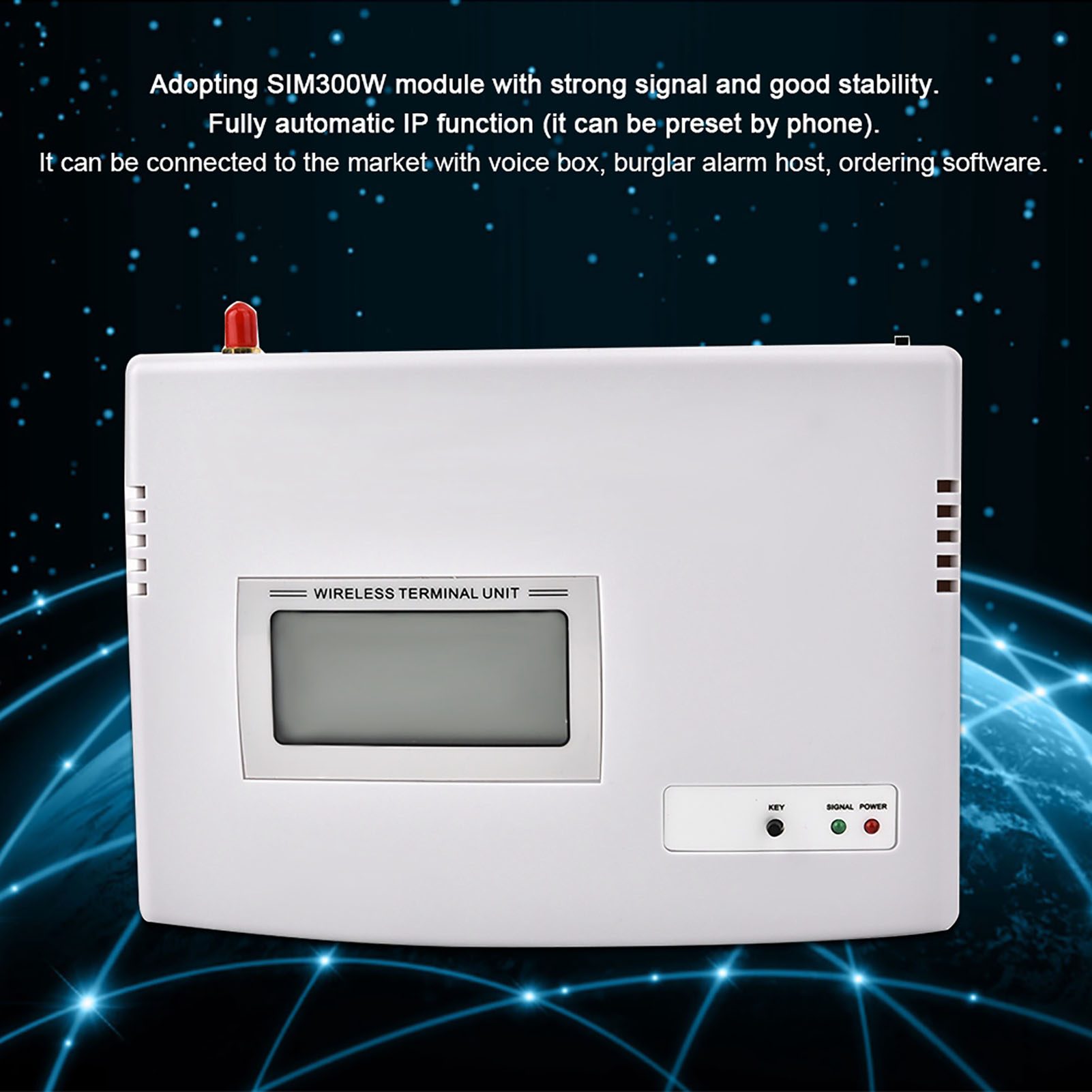 GSM Desktop Phone Fixed Wireless Terminal Support Alarm System NEW - Afbeelding 15 van 18