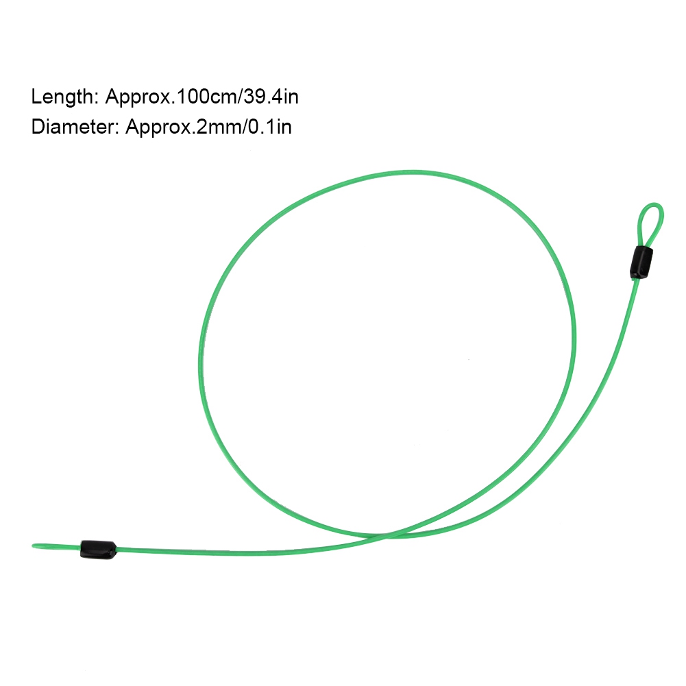 Cycling Sports Internal Steel Wire And External Plastic Security Loop Cable B CB - Afbeelding 12 van 16