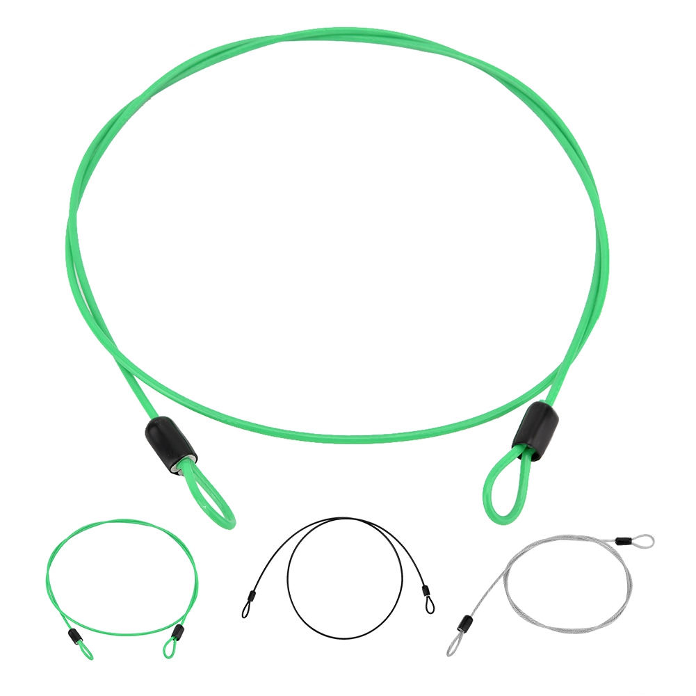 Cycling Sports Internal Steel Wire And External Plastic Security Loop Cable B CB - Afbeelding 8 van 16