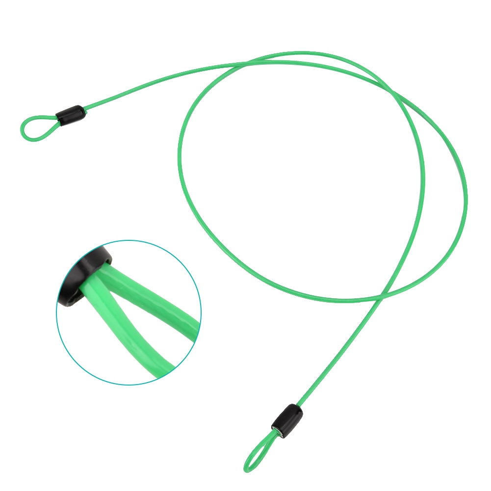 Cycling Sports Internal Steel Wire And External Plastic Security Loop Cable B CB - Afbeelding 10 van 16