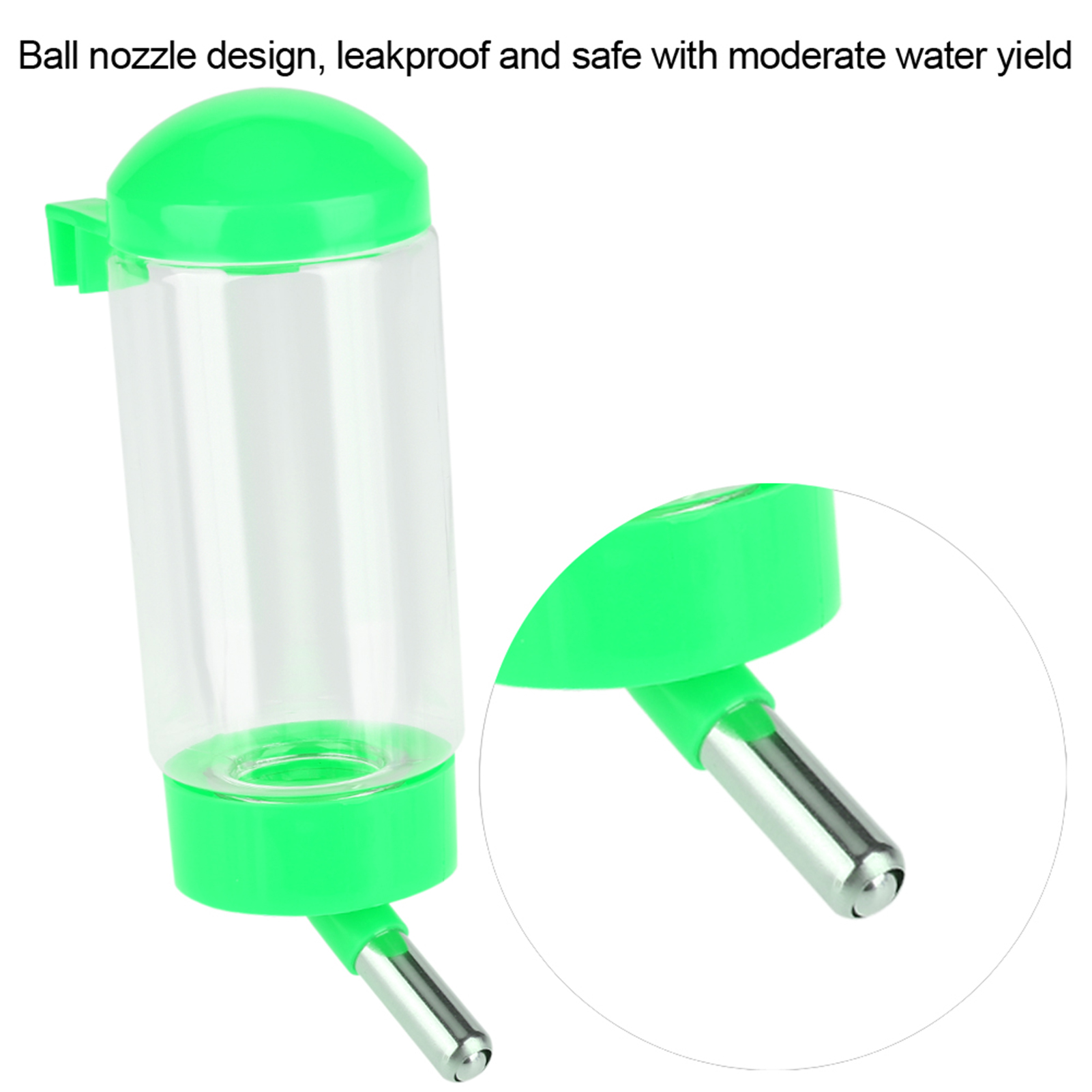 Leak Resistant Automatic Animal Water Bottle Ball Nozzle Rabbit Dog Cat Drinking