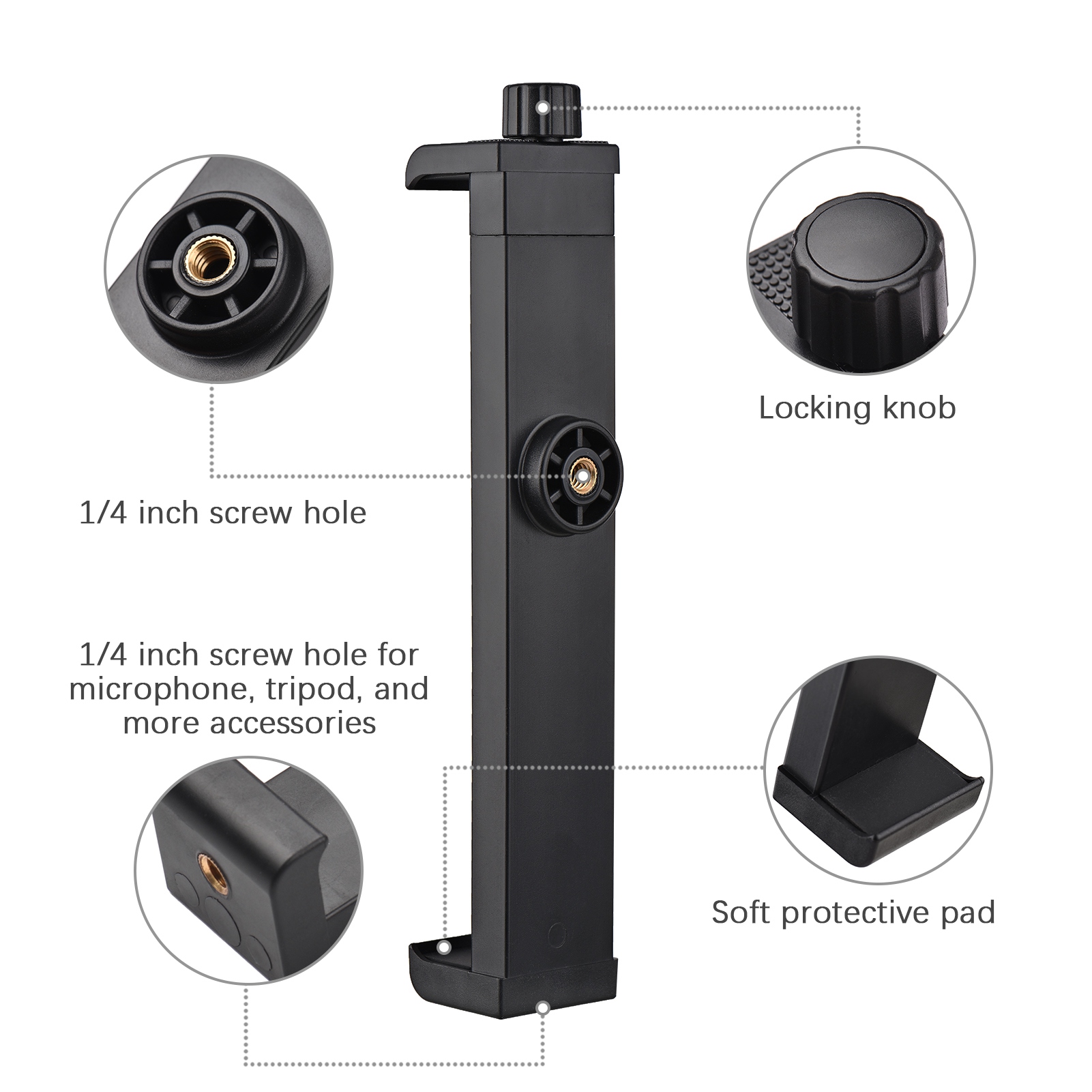 Wielofunkcyjny uchwyt na tablet zacisk tabletu statyw adapter wspornik SQNX - Zdjęcie 5 z 8
