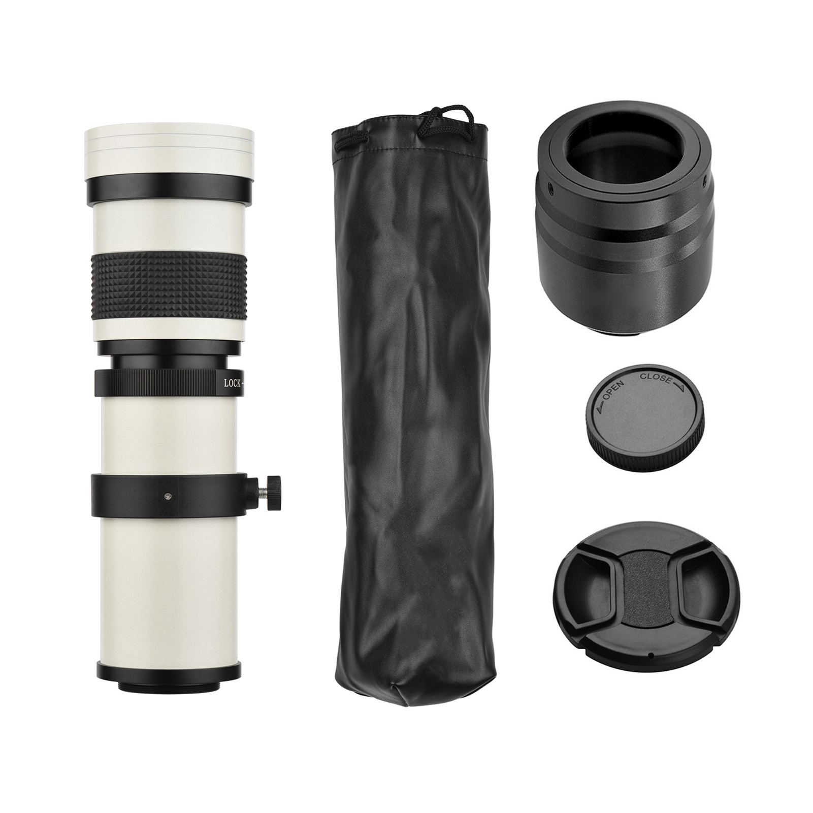 Camera MF Super Telephoto Zoom Lens F/8.3-16 420-800mm T2 Mount