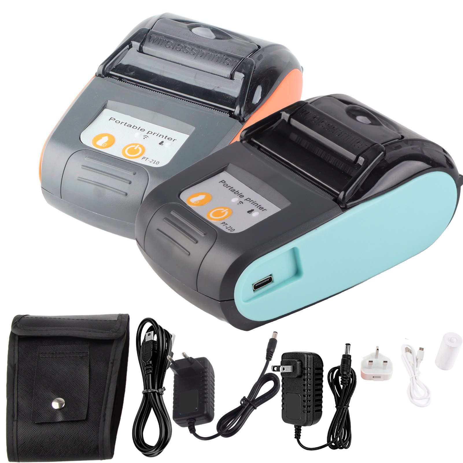 Wireless Portable Receipt Printer BT Thermal Bill Printer 58 Mm 110‑240 V FY - Afbeelding 13 van 18