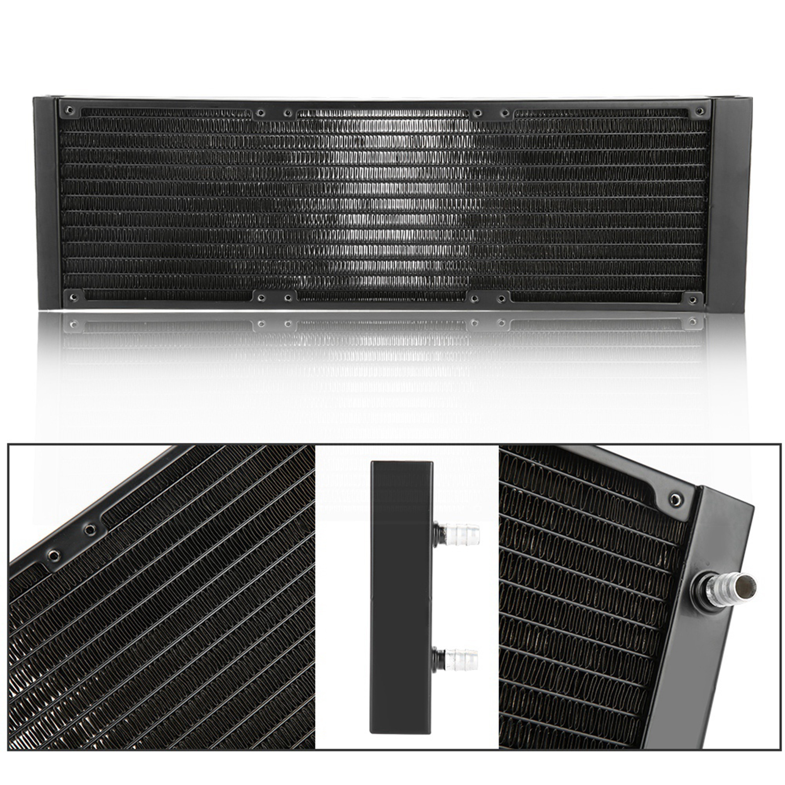 Fast Heat Dissipation PC Heat Exchanger 12 Tubes Computer Heat Exchanger CB - Afbeelding 9 van 17