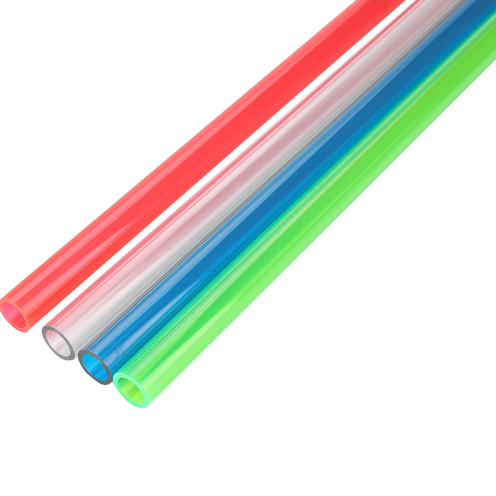10 Items 1M 10x14MM Colorful Rigid Acrylic Water Cooling Tube Fitting For Com CB - Afbeelding 15 van 18