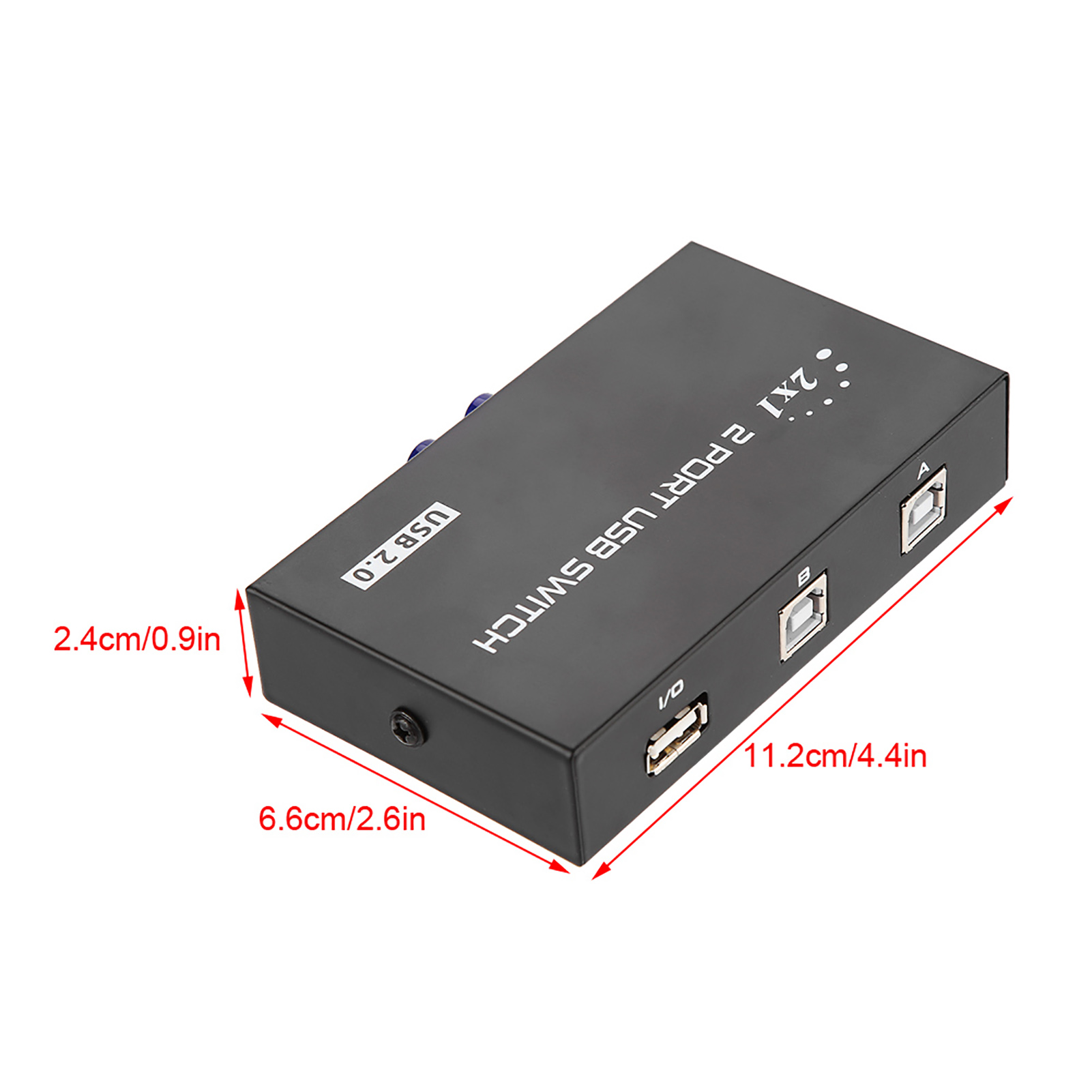 2/4 Port USB 2.0 Manual Sharing Switch Switcher Box For PC Printer Scanner SD3 - Photo 9/13