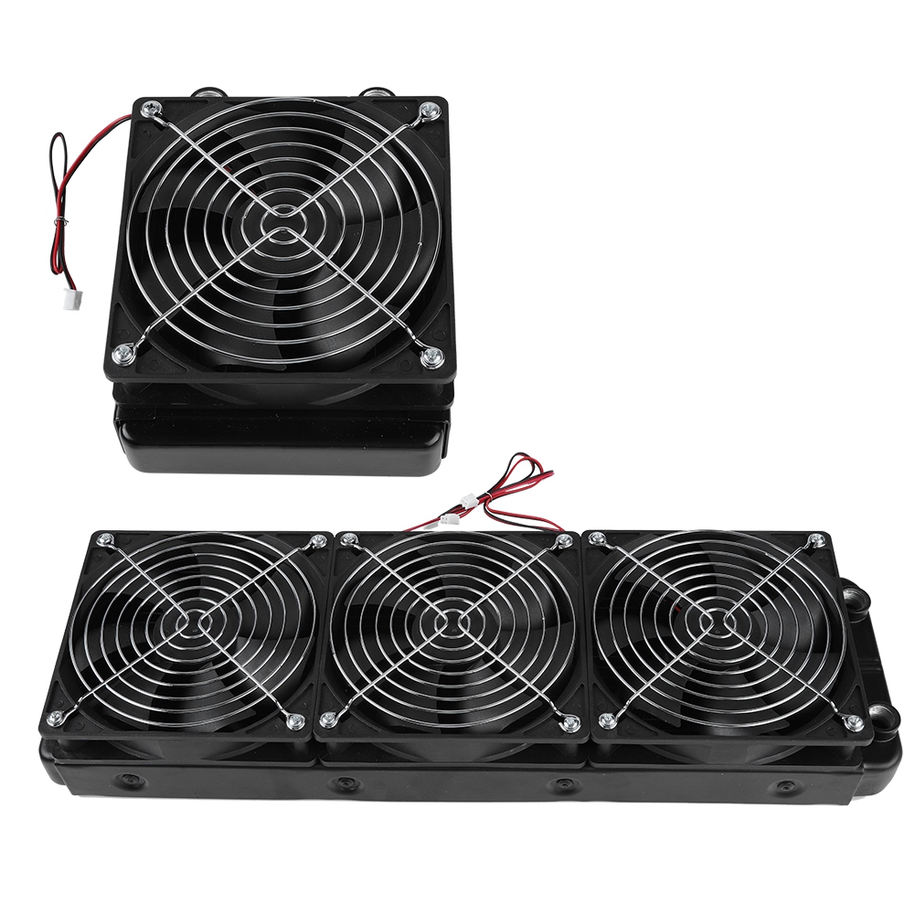 CPU Water Cooling Radiator G1/4 Thread Heat Row Radiator With Fan 18 Tubes FY - Afbeelding 9 van 14