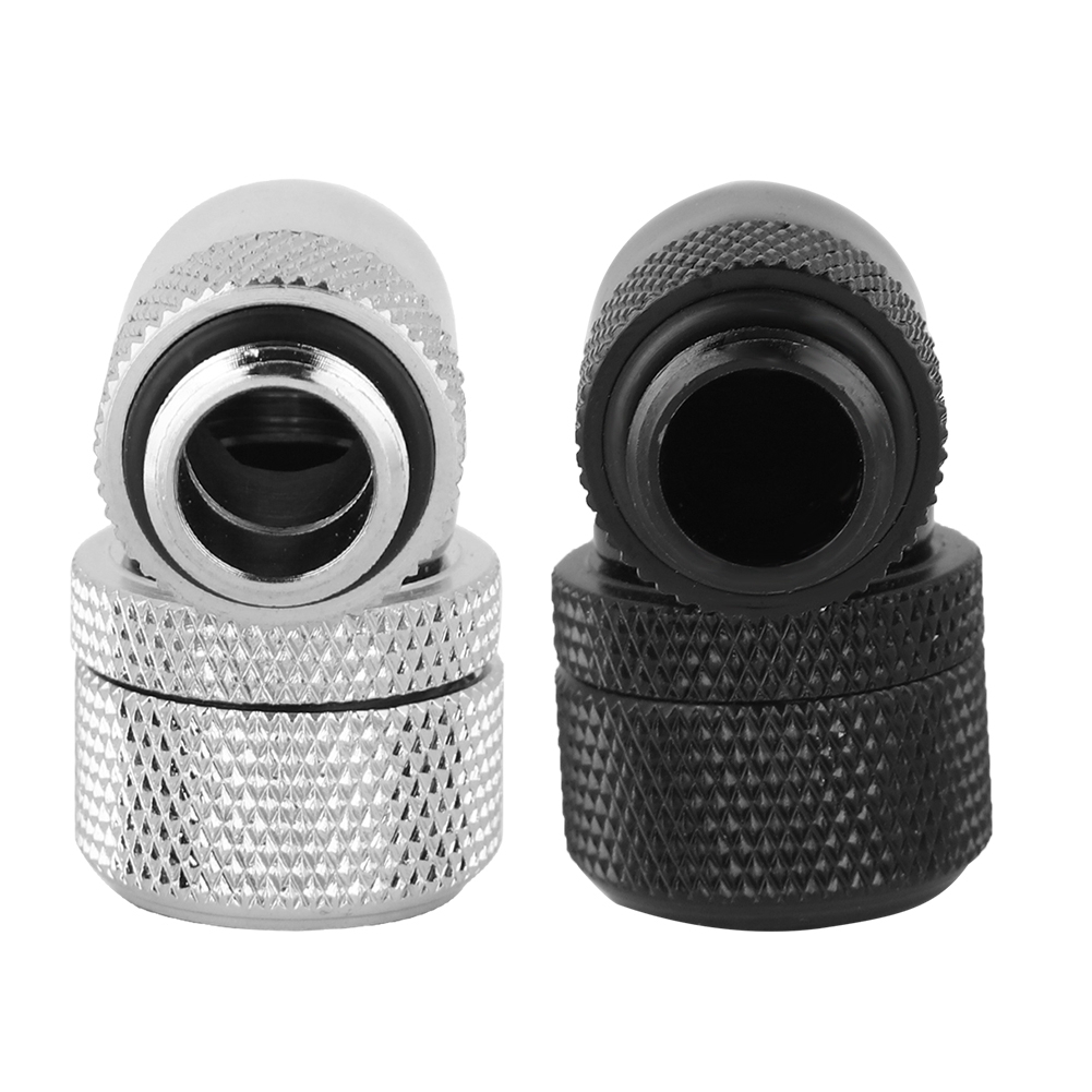 G1/4 Thread Water Cooling Fitting Thick Tube 90° Right Angle Elbow CB - Afbeelding 14 van 18