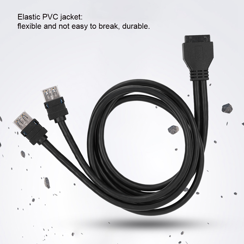 USB3.0 19/20PIN Desktop Front Motherboard Panel Mount Cable With Fixed Feet CB - Bild 9 von 16