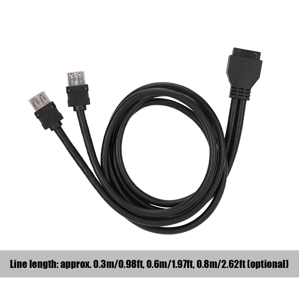 USB3.0 19/20PIN Desktop Front Motherboard Panel Mount Cable With Fixed Feet CB - Bild 15 von 16