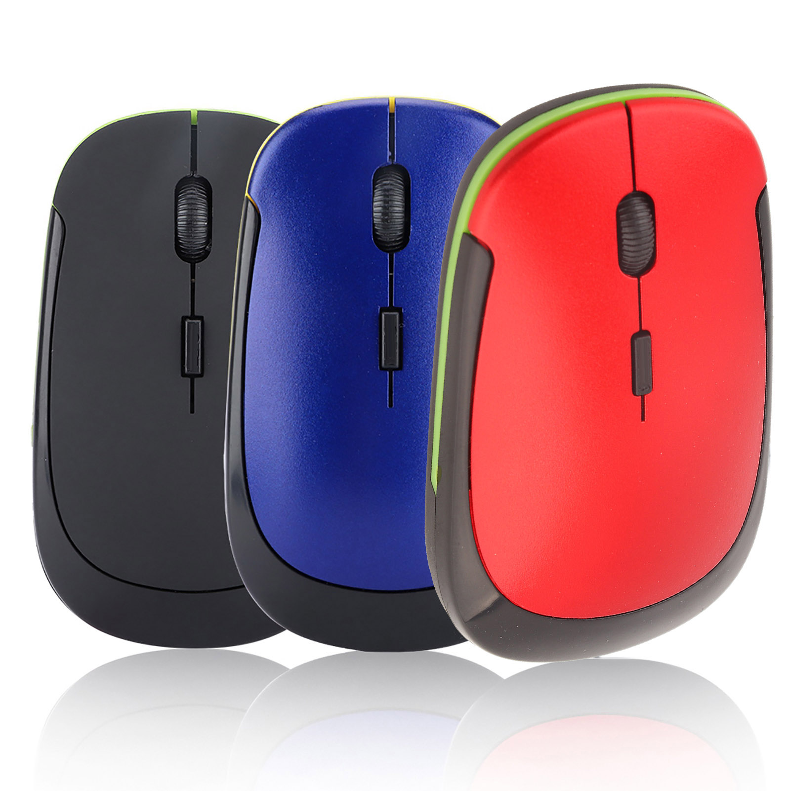 Ultra Thin 2.4G 1200DPI USB Wireless Mouse Ergonomic Optical Positioning Mou - Picture 21 of 21