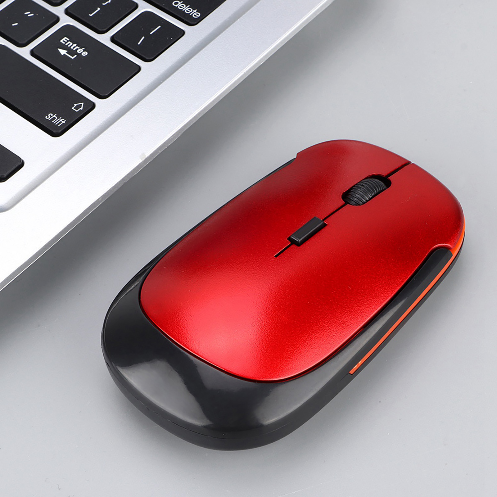 Ultra Thin 2.4G 1200DPI USB Wireless Mouse Ergonomic Optical Positioning Mous CB - Bild 16 von 21