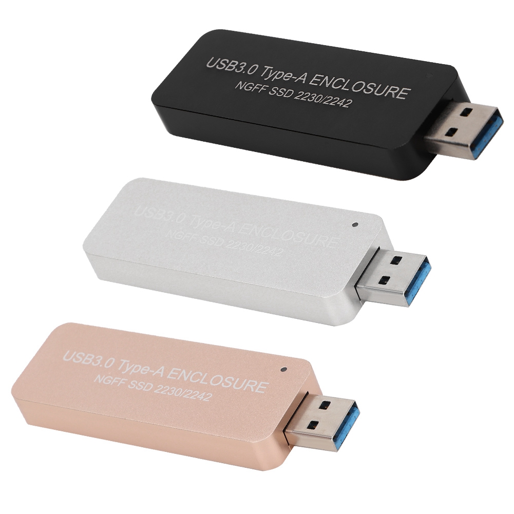 Portable U Disk Type Telescopic USB3.0 Interface External M.2 NGFF SSD Enclos CB - Afbeelding 13 van 16