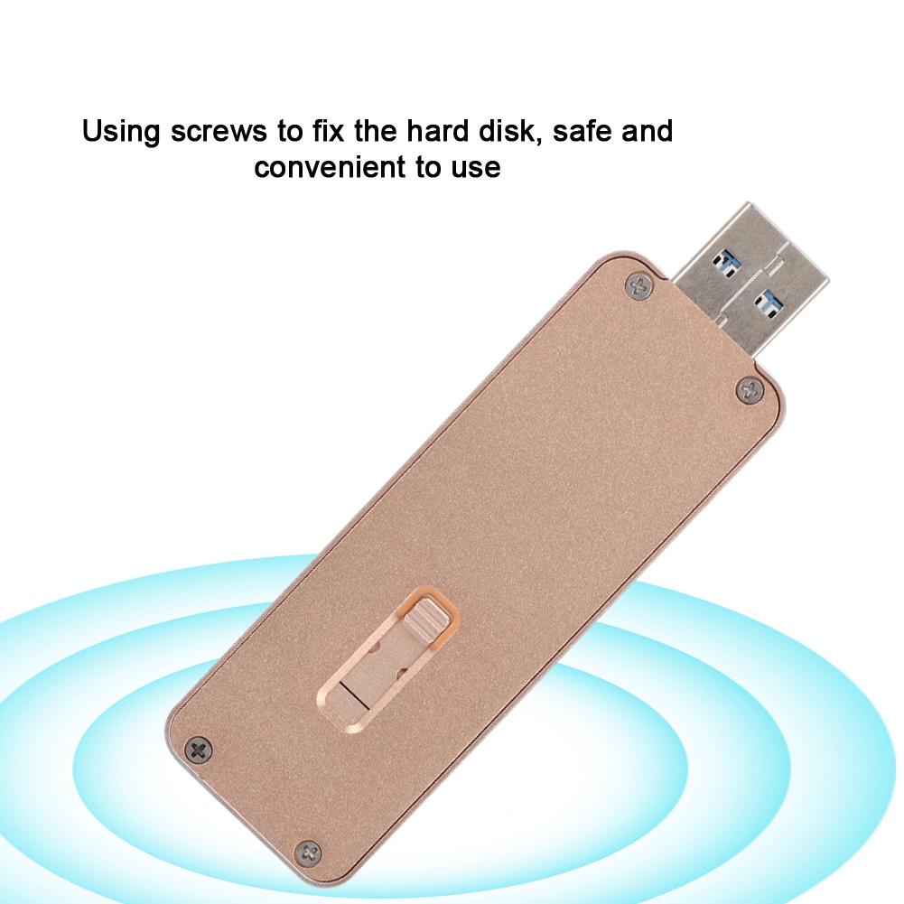 Portable U Disk Type Telescopic USB3.0 Interface External M.2 NGFF SSD Enclos CB - Afbeelding 11 van 16