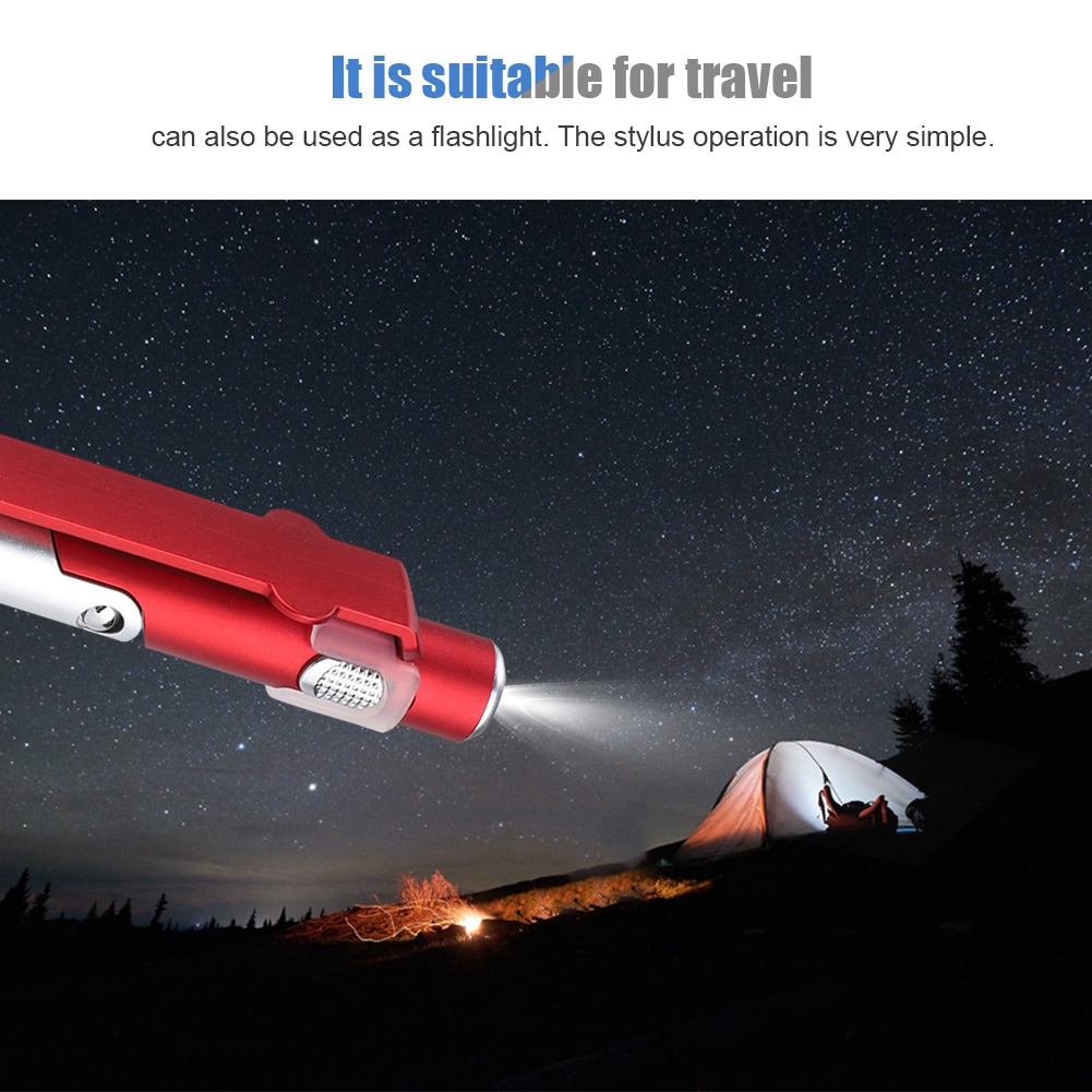 4 In 1 Touch Screen Capacitive Ballpoint Pens With LED Light For Tablet FY - Bild 15 von 17