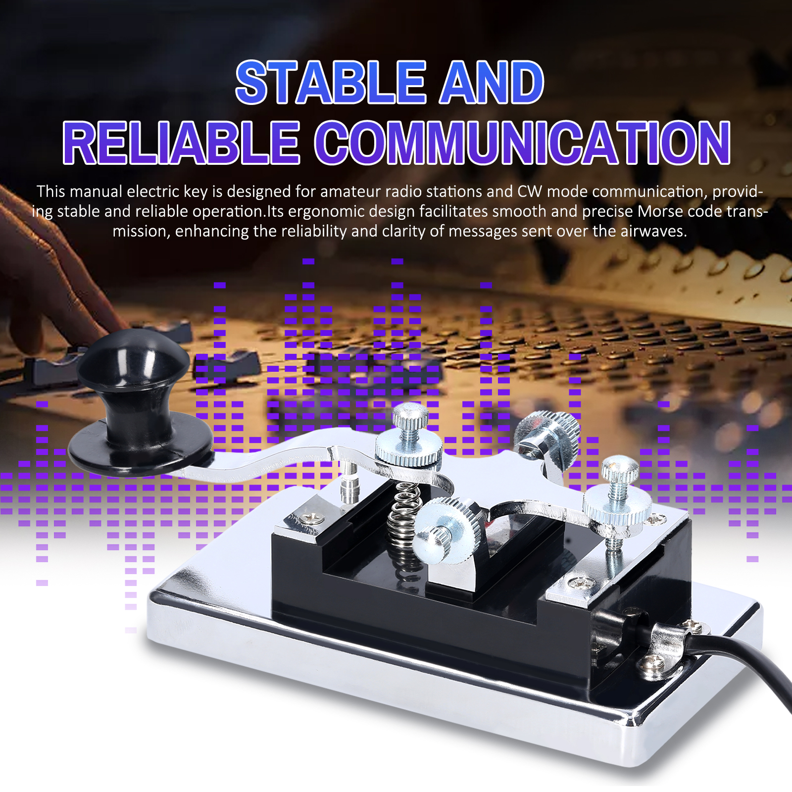 K4 Heavy-duty Electric Telegraph Key CW Communication Short Waves