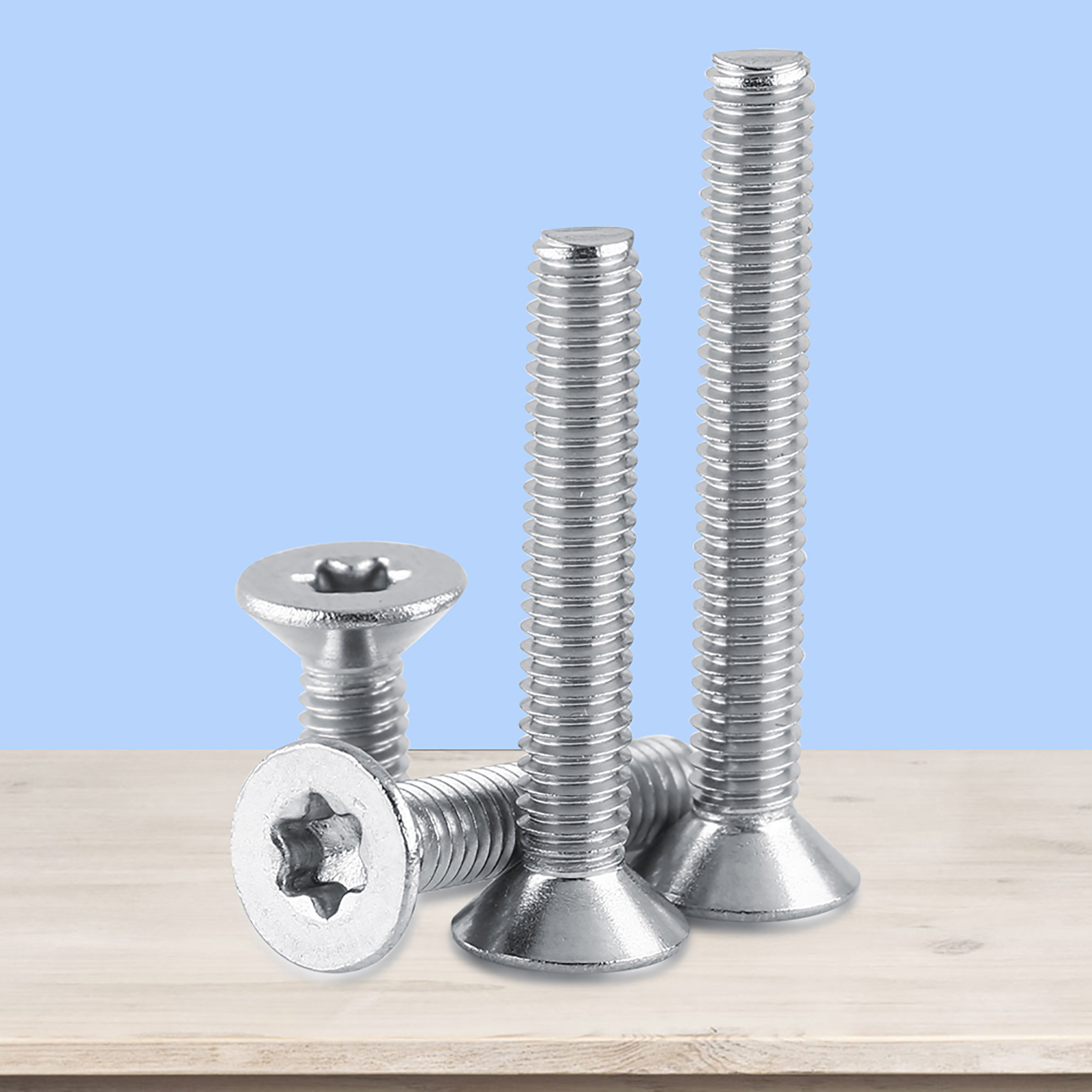 M4 Star Screw Flat Head Pan Head Machine Screw 304 Stainless Steel