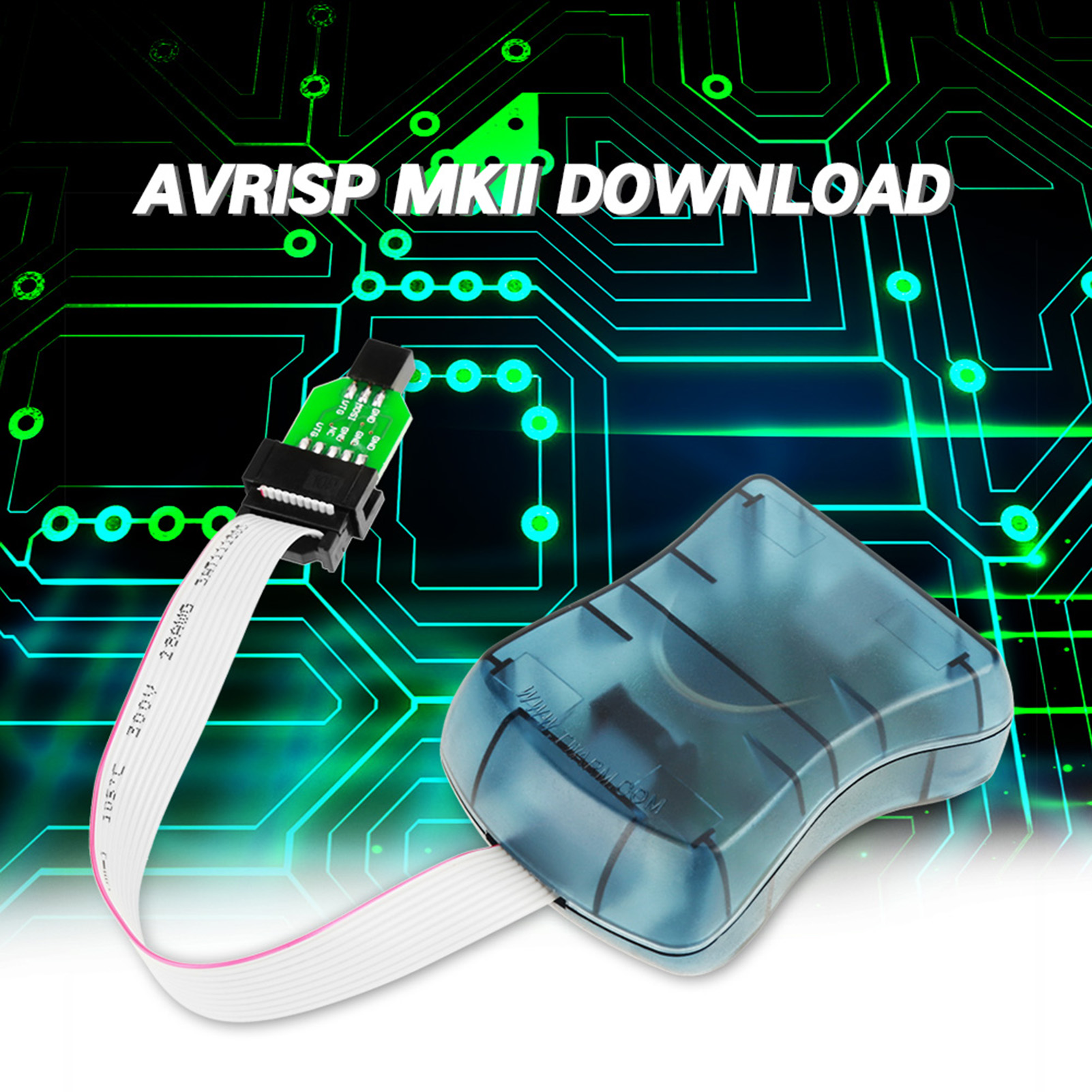 1 Set AVRISP MkII Downloader kompatibel mit Original Programmer unterstützt. - Bild 3 von 7