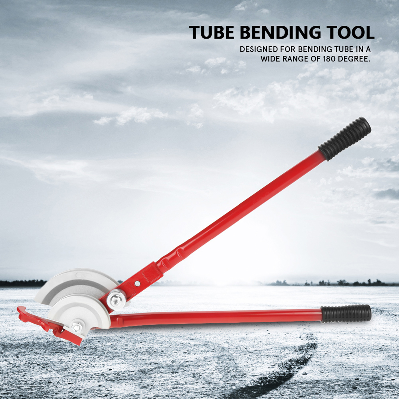 2 In 1 180° Handheld Red Pipe Bender Heavy Duty Tube Bending Tool 15mm/22mm✈ - Bild 2 von 8