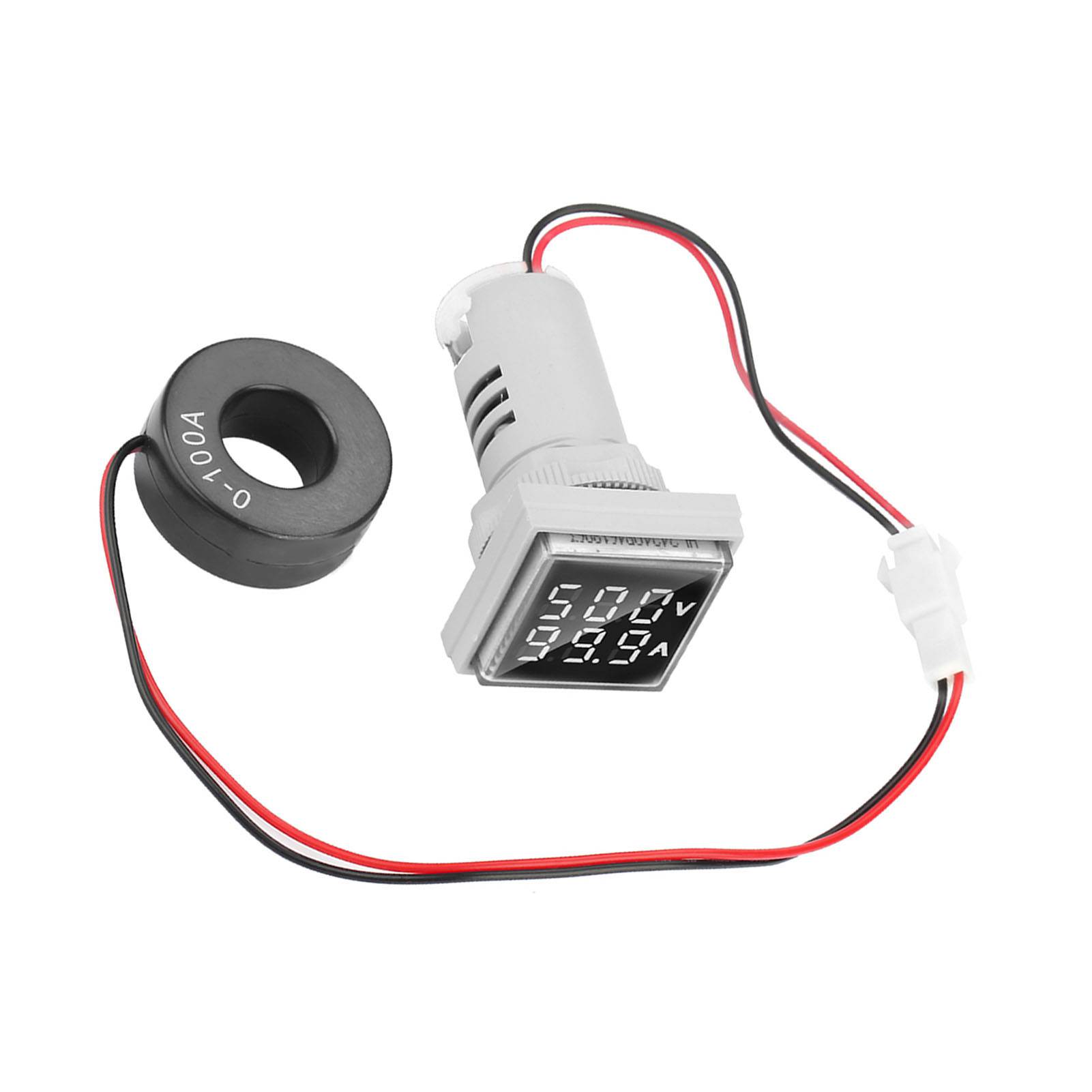 Indicador medidor de corriente de voltaje de CA con pantalla digital LED 0-100A indicador de medidor - Imagen 13 de 18
