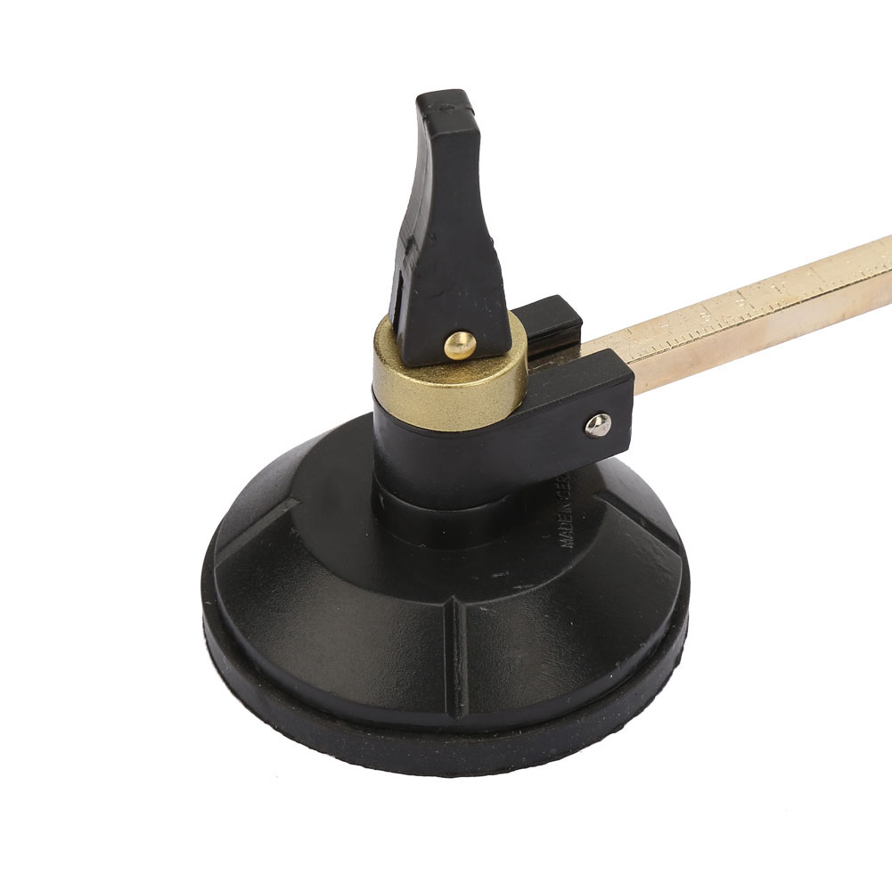 Glass Cutter 6 Wheel Compasse Circular Cutting Cutter W/ Suction Cup Circle