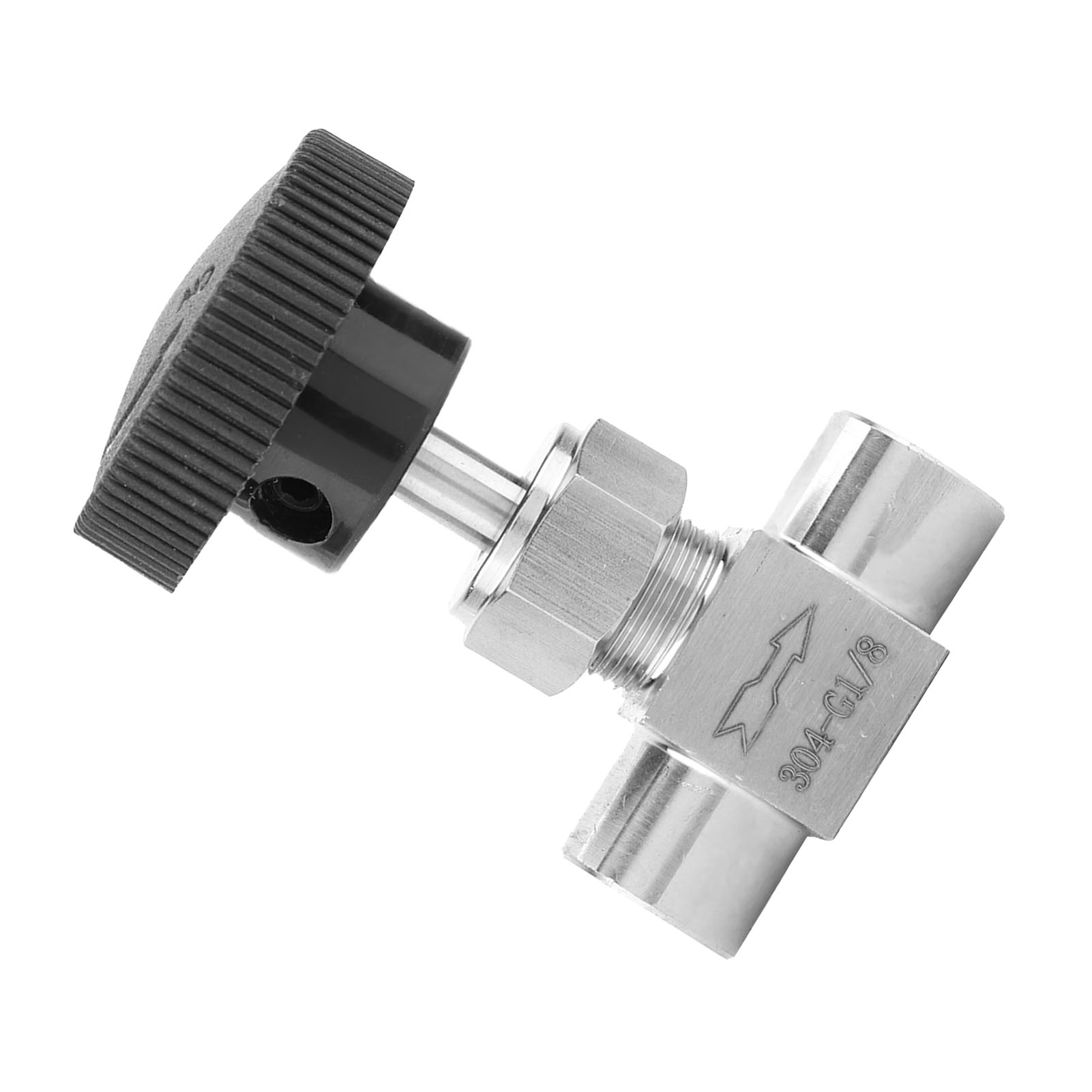 BSPP Stainless Steel Straight Needle Valve for Water Transmission Gas Oil - Picture 8 of 13
