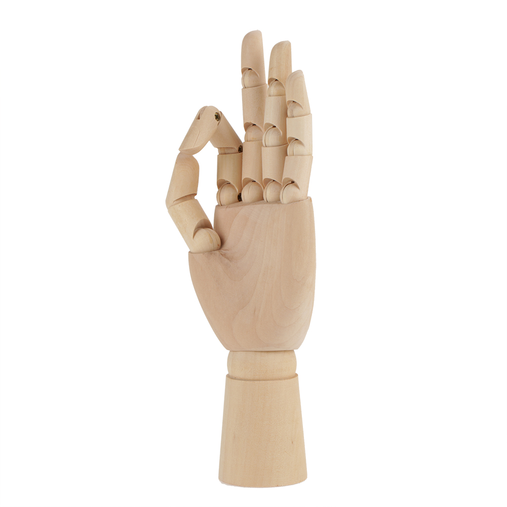 Women Hand Body Artist Model Jointed Articulated Wood Sculpture Mannequin W Fit